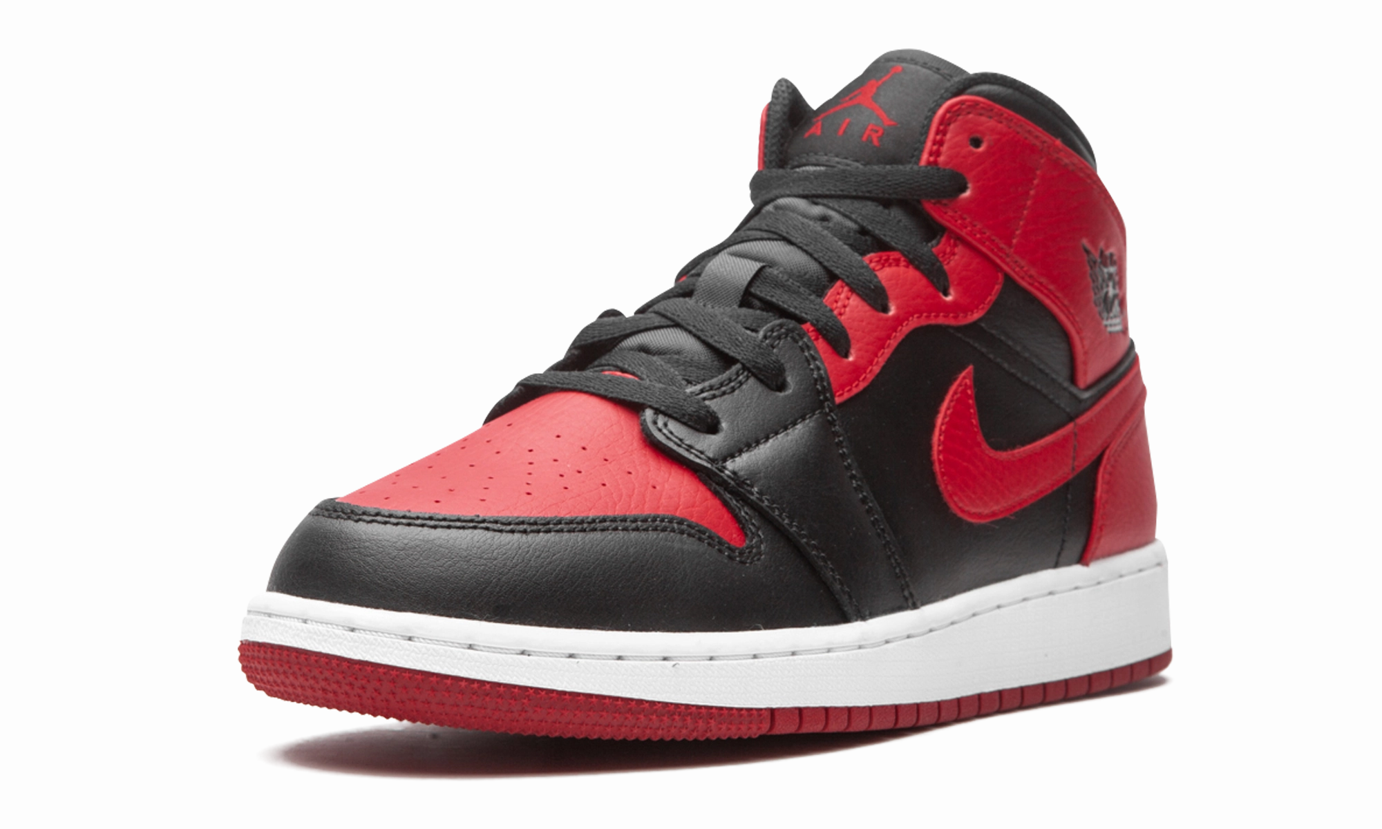 Air Jordan 1 Mid GS "Banned 2020" Active Vibe