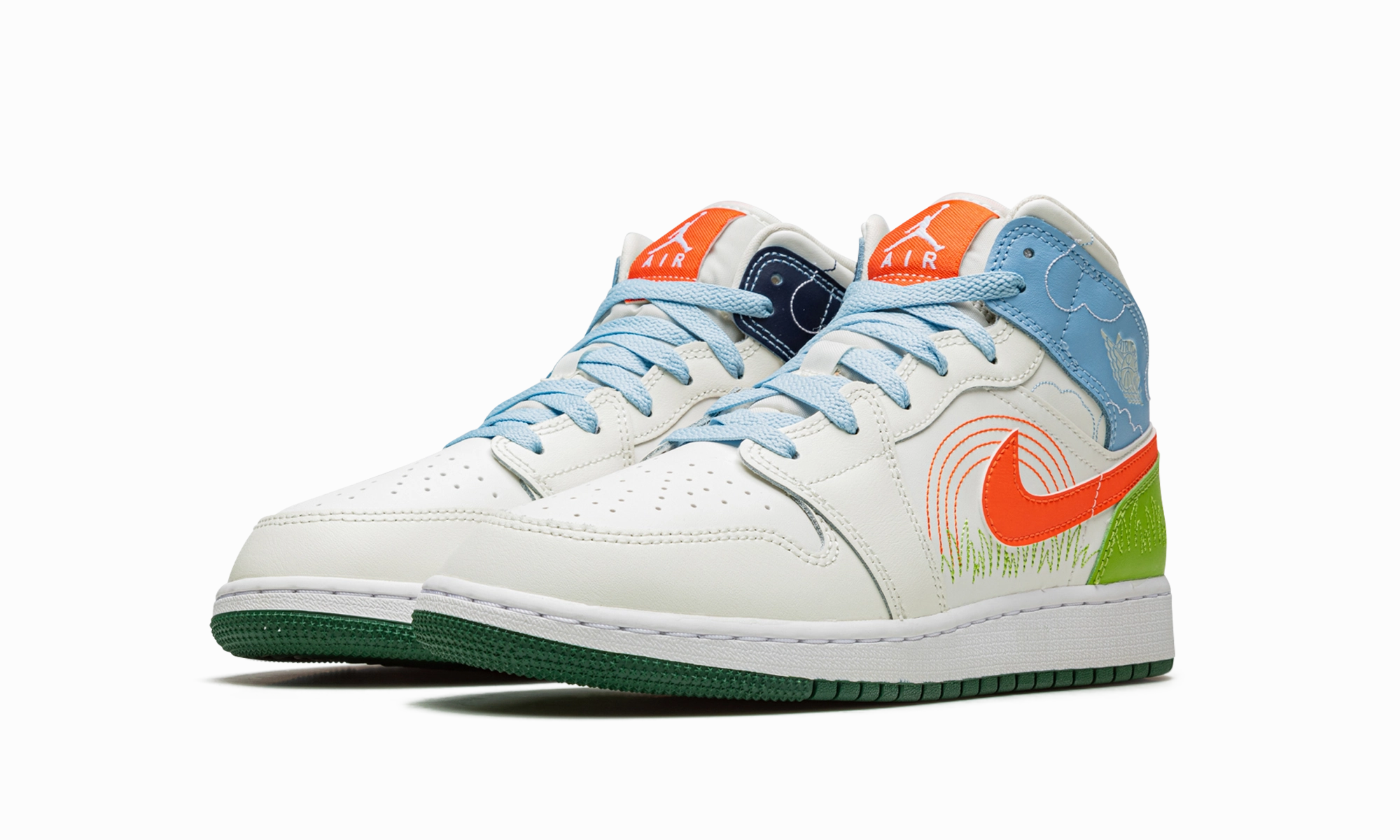 Air Jordan 1 MID SE GS "Stitch" Fit Anywhere