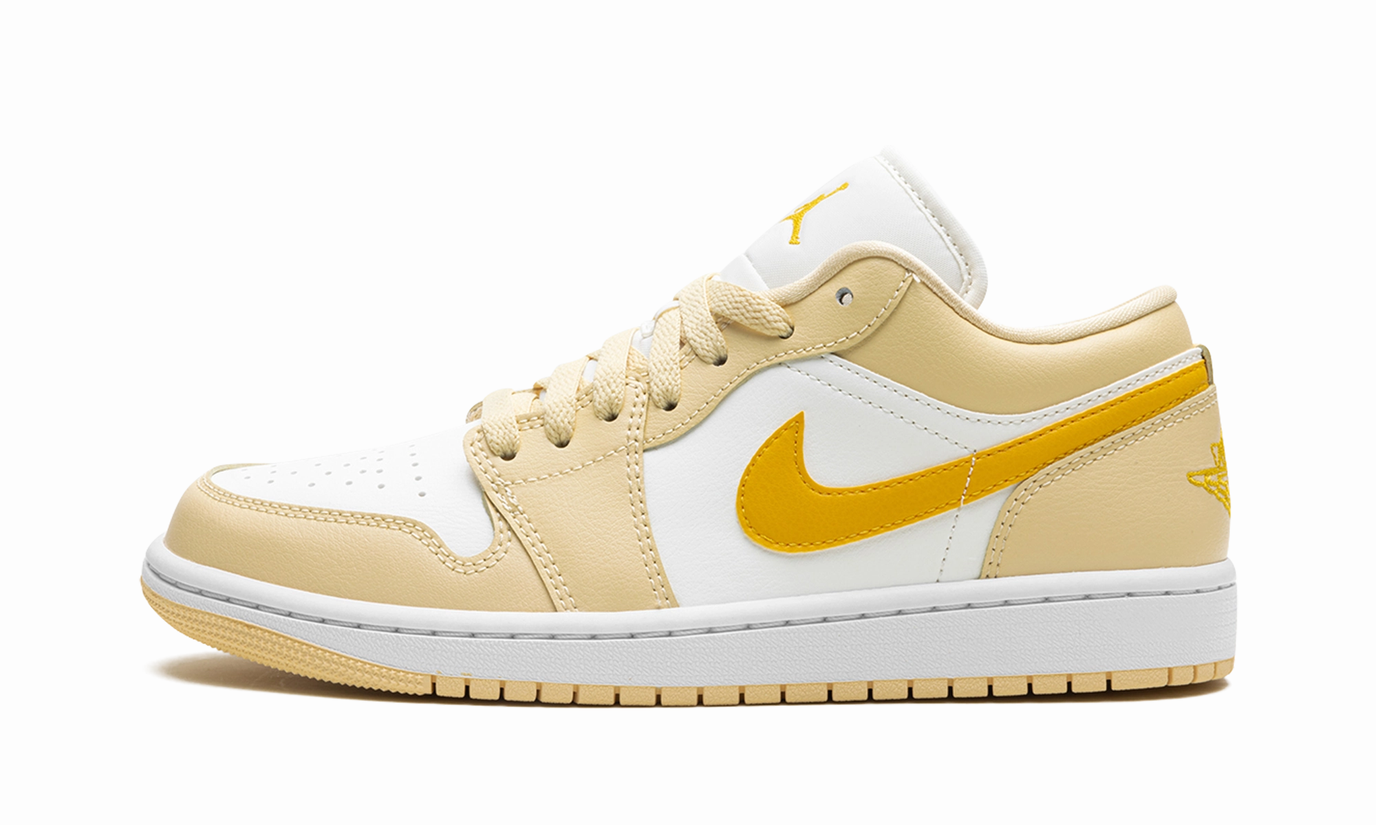 Air Jordan 1 Low WMNS "YELLOW OCHRE" Trendy Performance