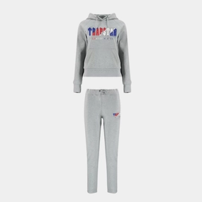 Multi-Terrain Trapstar Women's Chenille Decoded Tracksuit - Grey Revolution