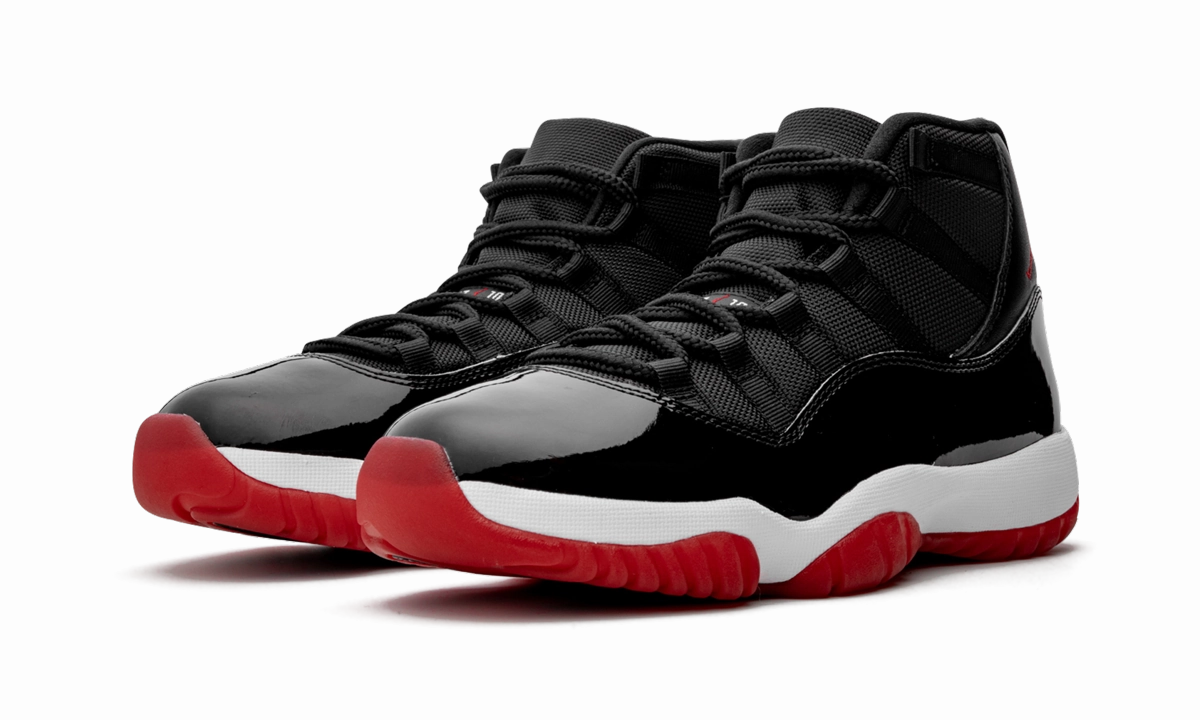 Air Jordan 11 Retro "Bred 2019" heel - strap shoes