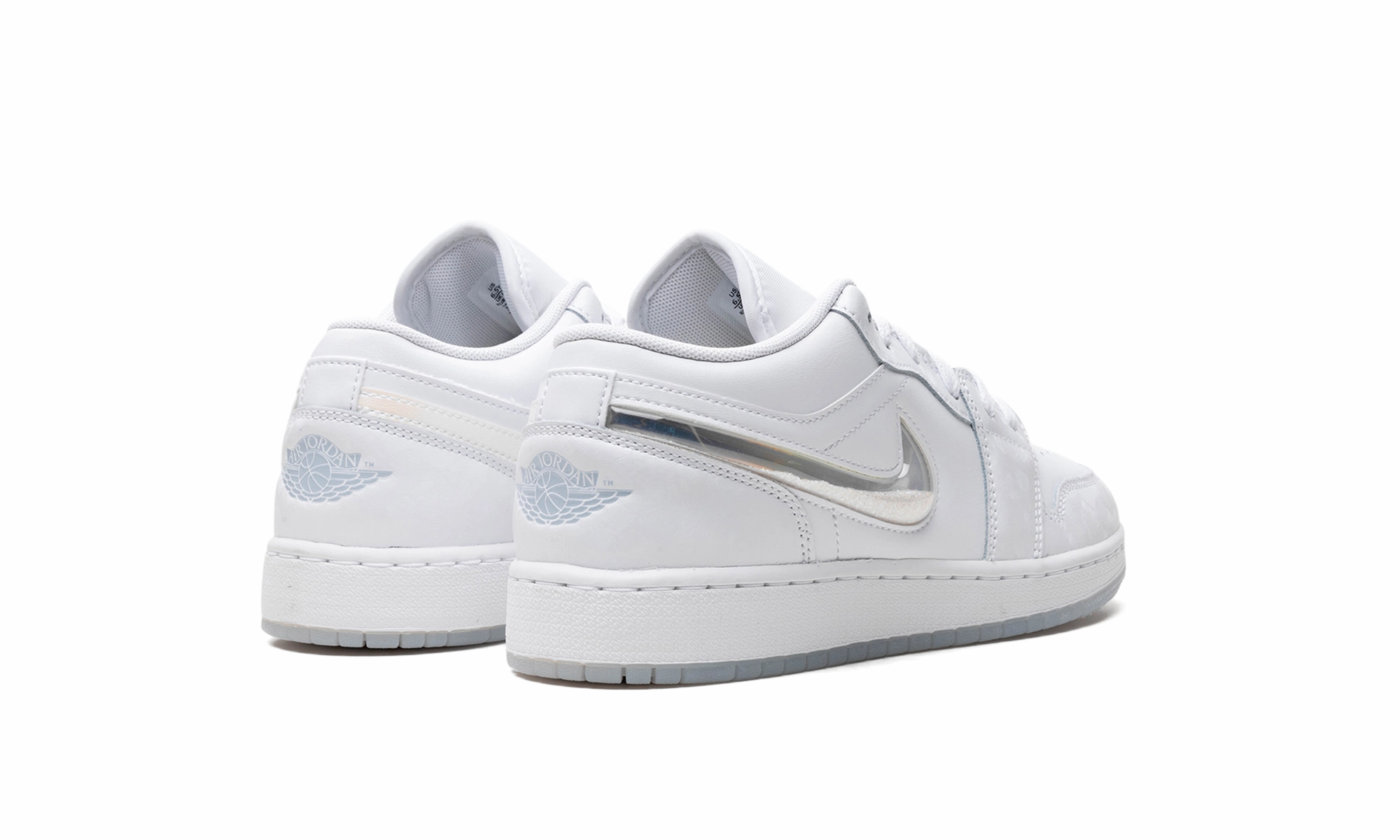 Ankle Support Air Jordan 1 Low GS "Glitter Swoosh"