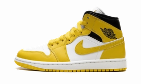 Stretch fit Air Jordan 1 Mid WMNS "VIVID SULFUR"