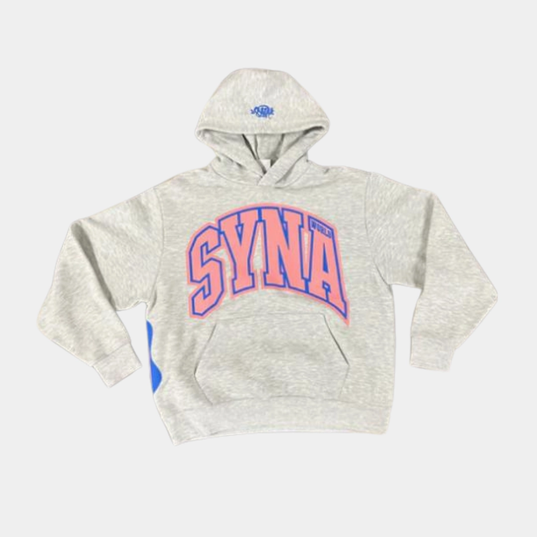 Casual Touch Syna Crest Pack Logo Tracksuit - White/Pink