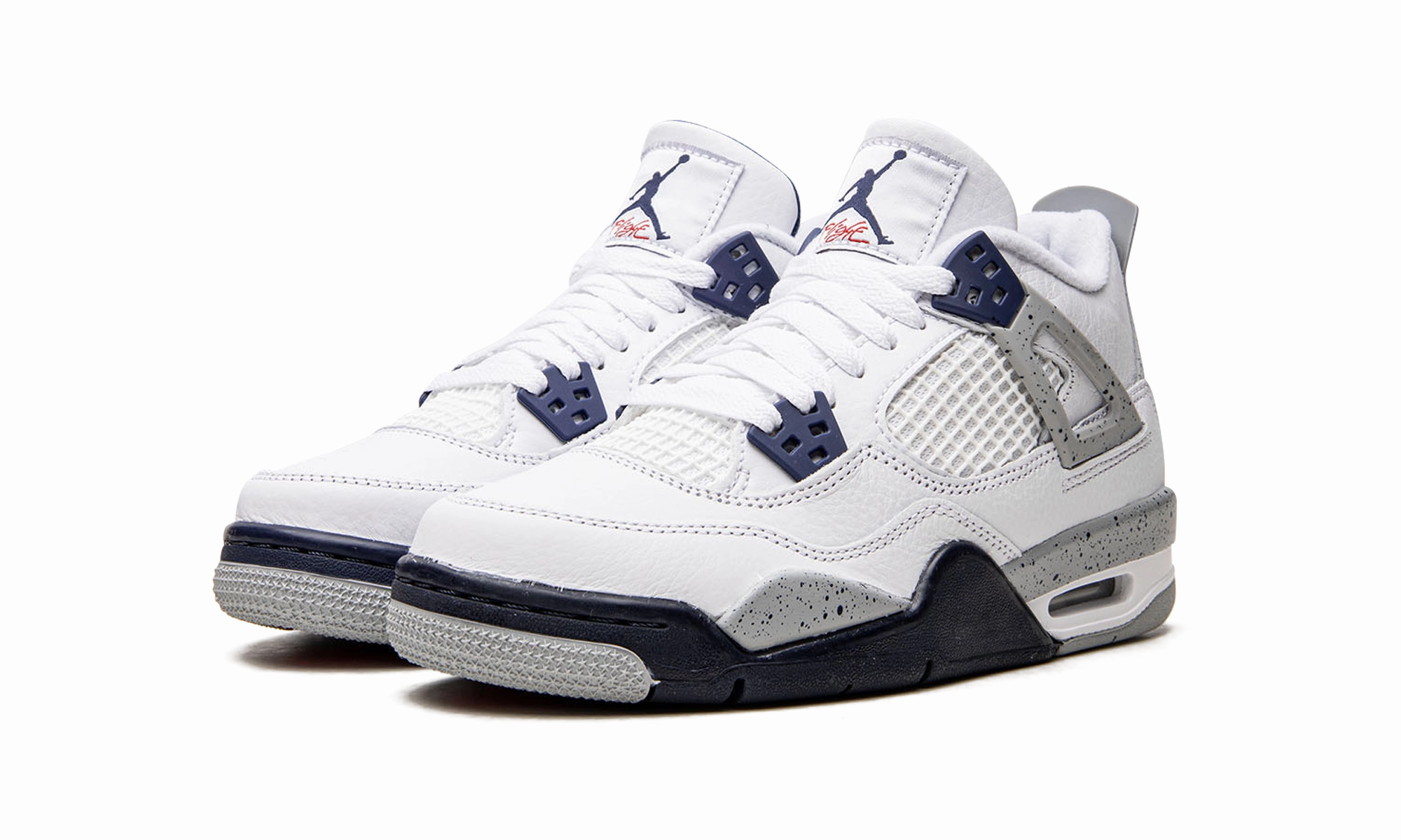 Air Jordan 4 Retro GS "Midnight Navy" Durable Design