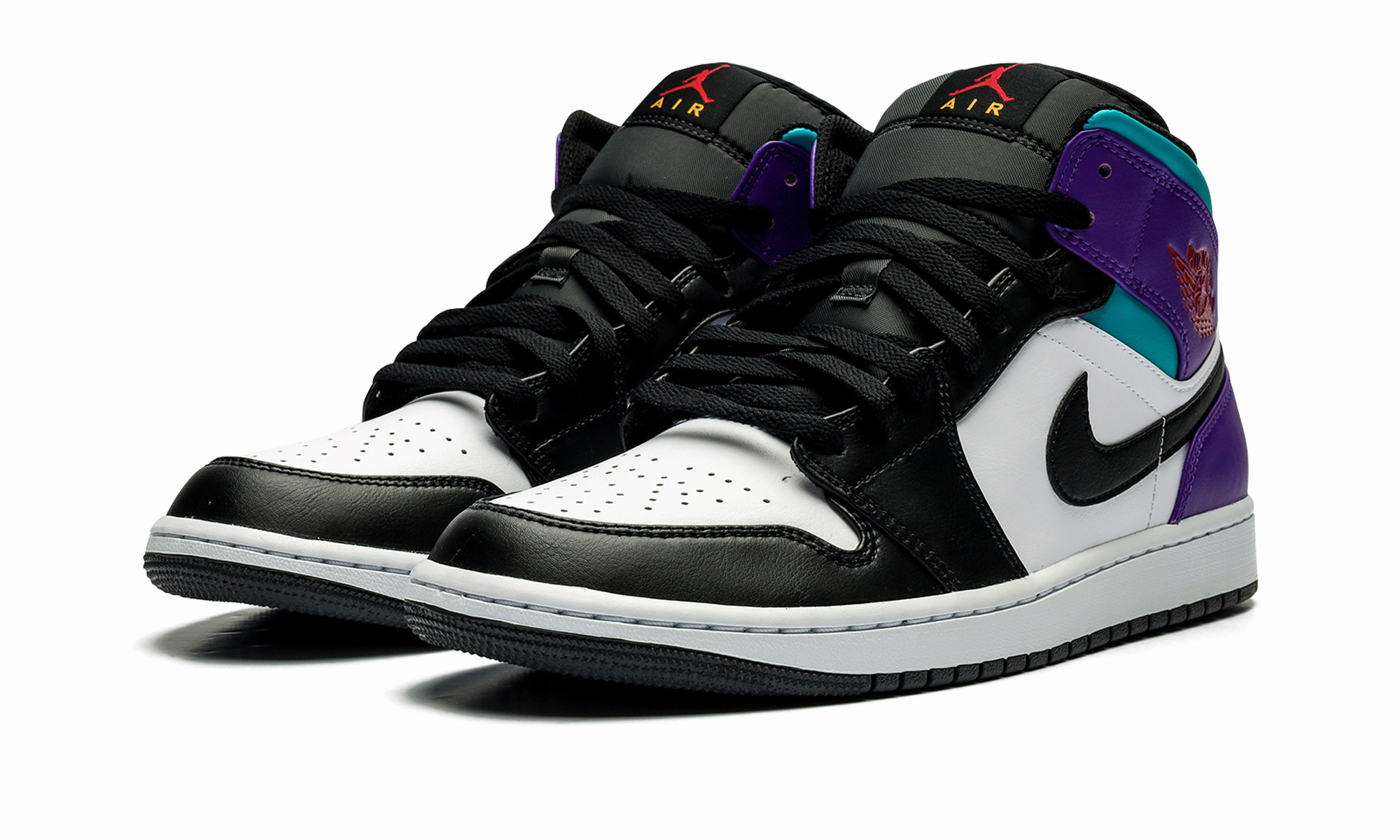 Flexible Motion Air Jordan 1 Mid "Aqua"