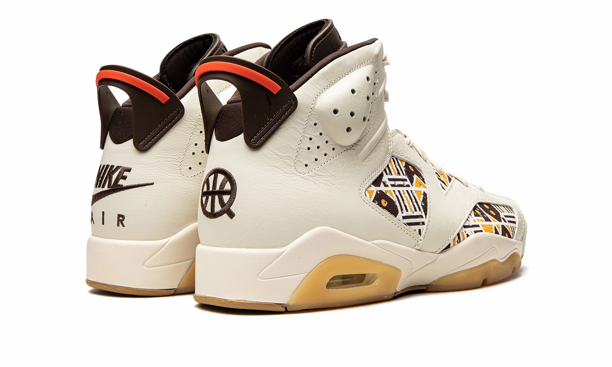 pom - pom - decorated running shoes PU - midsole Air Jordan 6 "Quai 54"