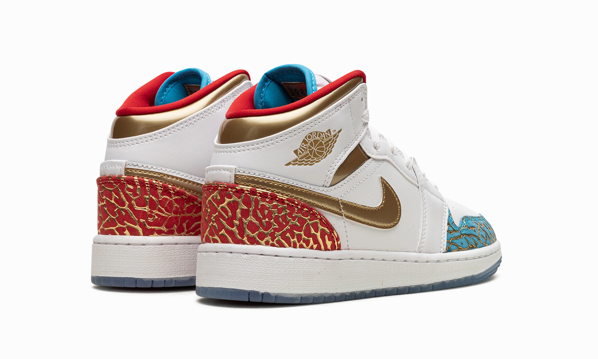Step Forward Shock-absorbent materials Air Jordan 1 Mid GS "UNC To Chicago"