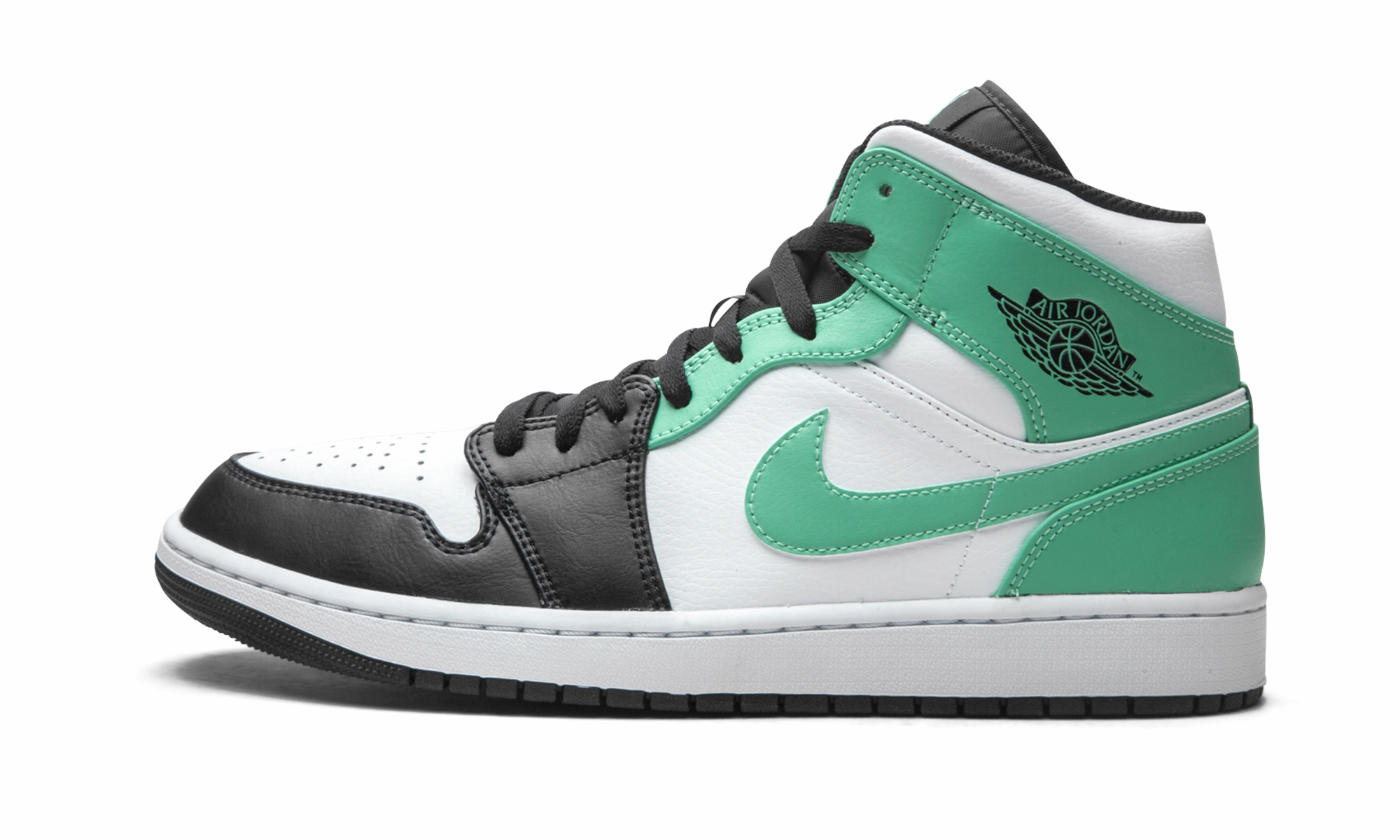 Professional Fit Smooth Toe Air Jordan 1 Mid "Island Green"