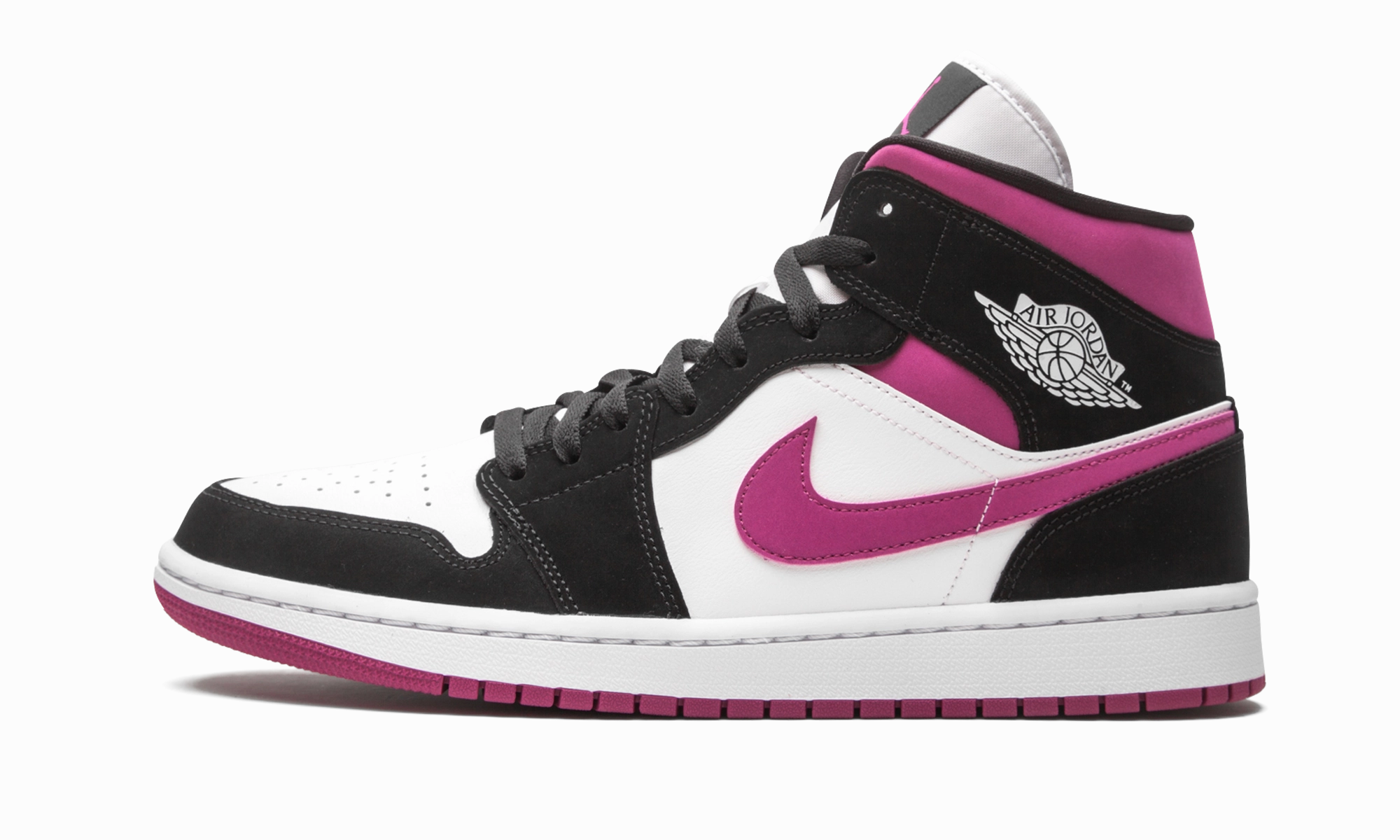 AIR JORDAN 1 MID WMNS "Magenta" Sweat Control Tailored grip