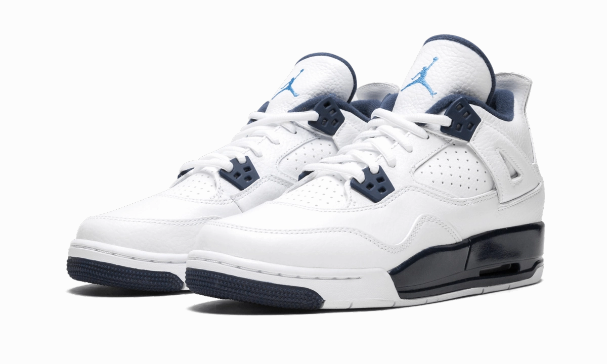 AIr Jordan 4 Retro GS "Legend Blue" Supportive shock absorption Casual Footwear