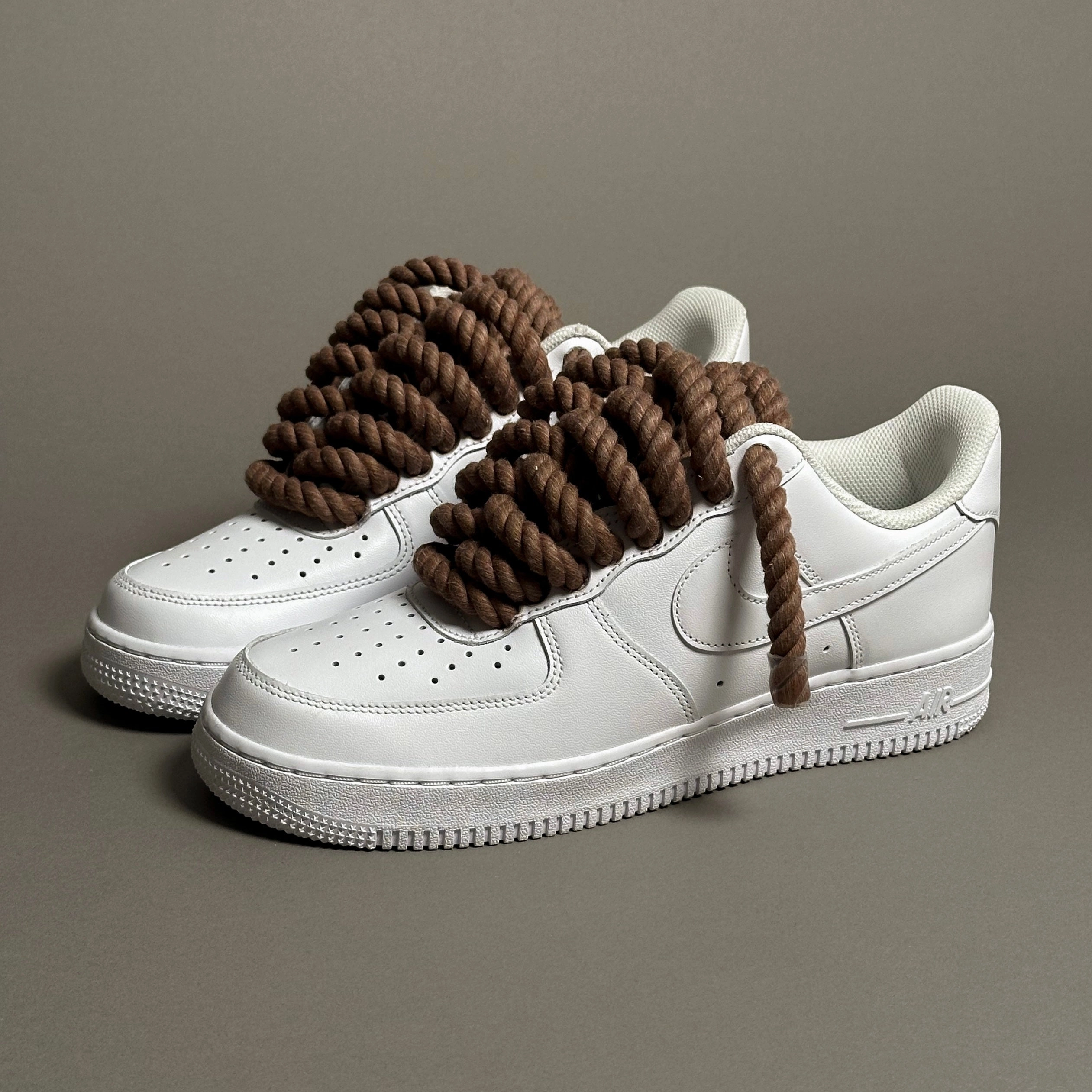 Nike Air Force 1 Rope Laces??Brown fartlek - run shoes Suitable for all running distances