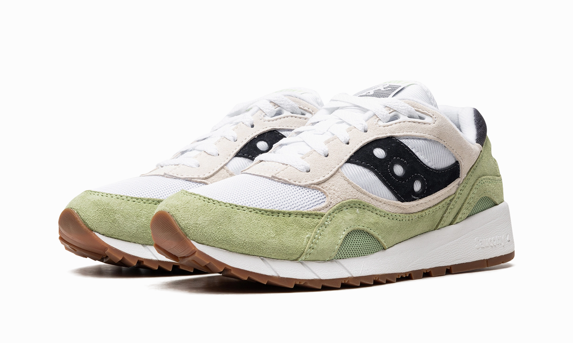 off - the - shelf shoes weekend runner shoes Men Shadow 6000 "White / Mint / Navy"