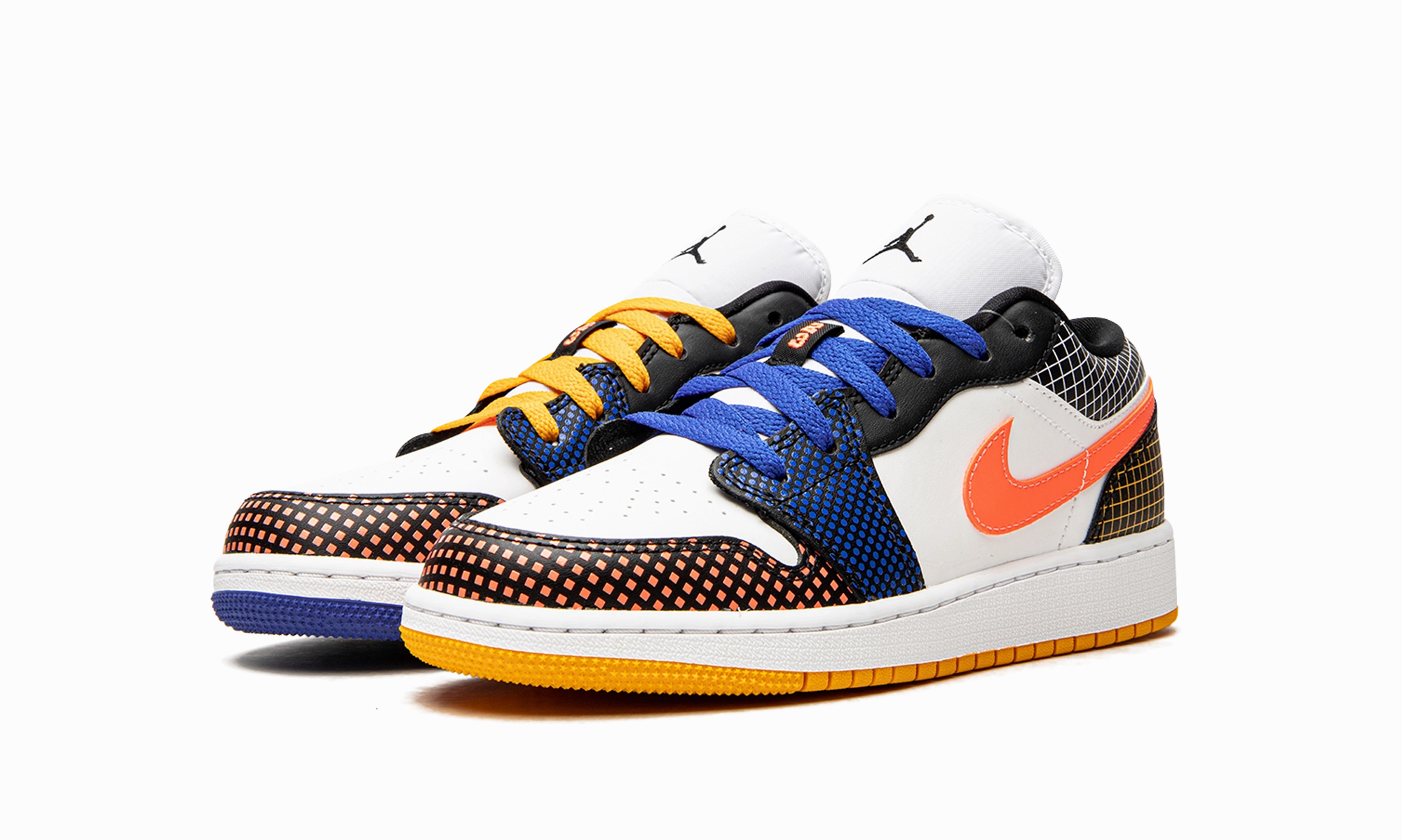Air Jordan 1 Low MMD BS "Multicolor Grid" Bold materials