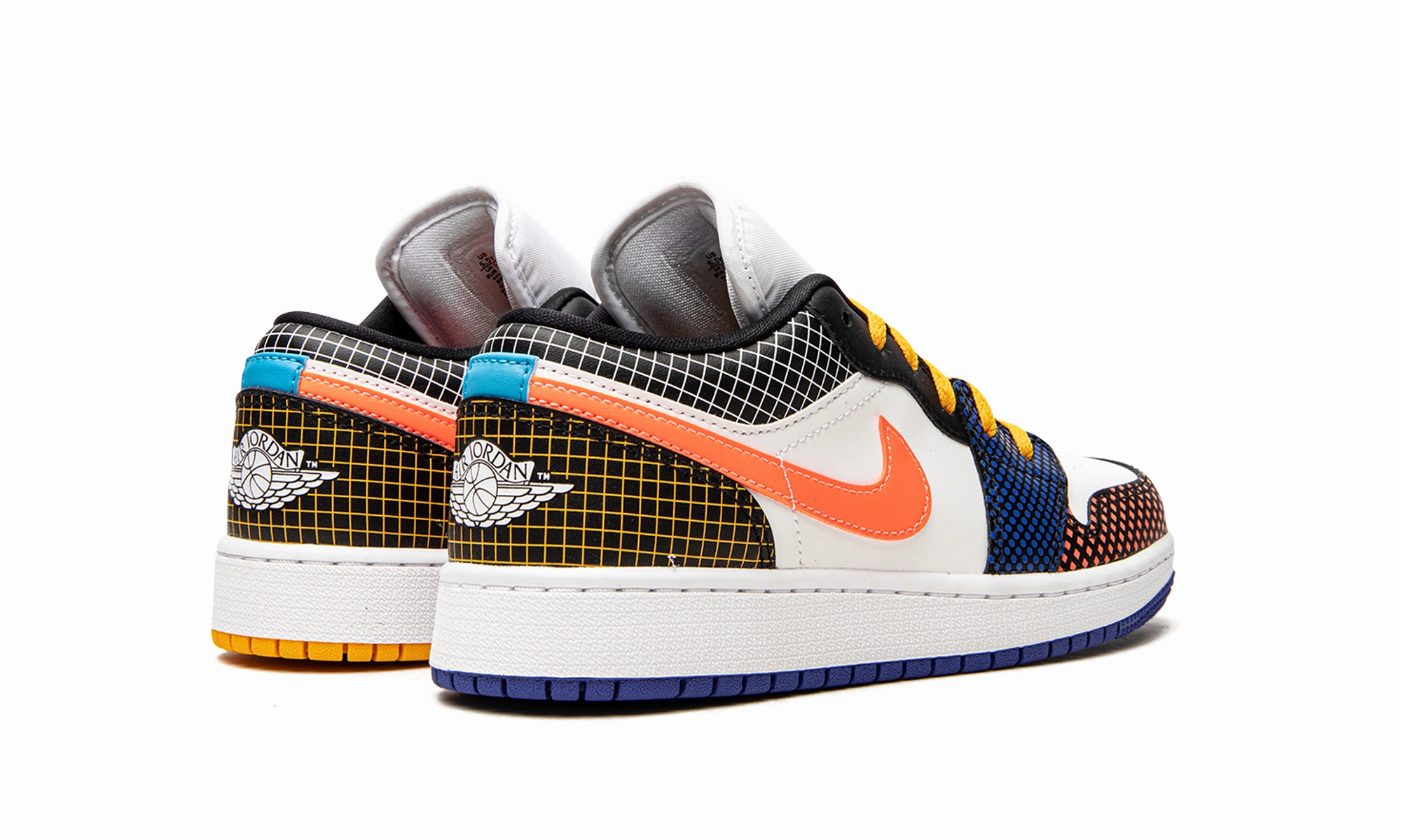 Fast Track Air Jordan 1 Low MMD BS "Multicolor Grid"