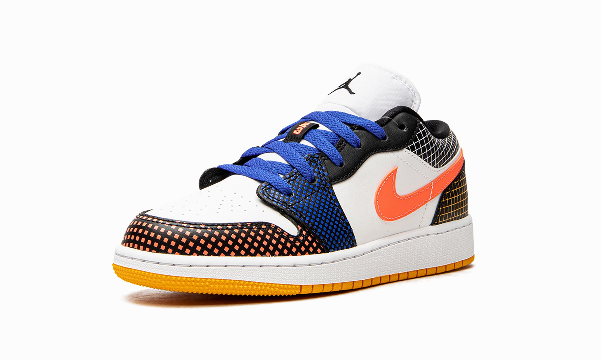 Lined Upper Ultra Cushion Air Jordan 1 Low MMD BS "Multicolor Grid"