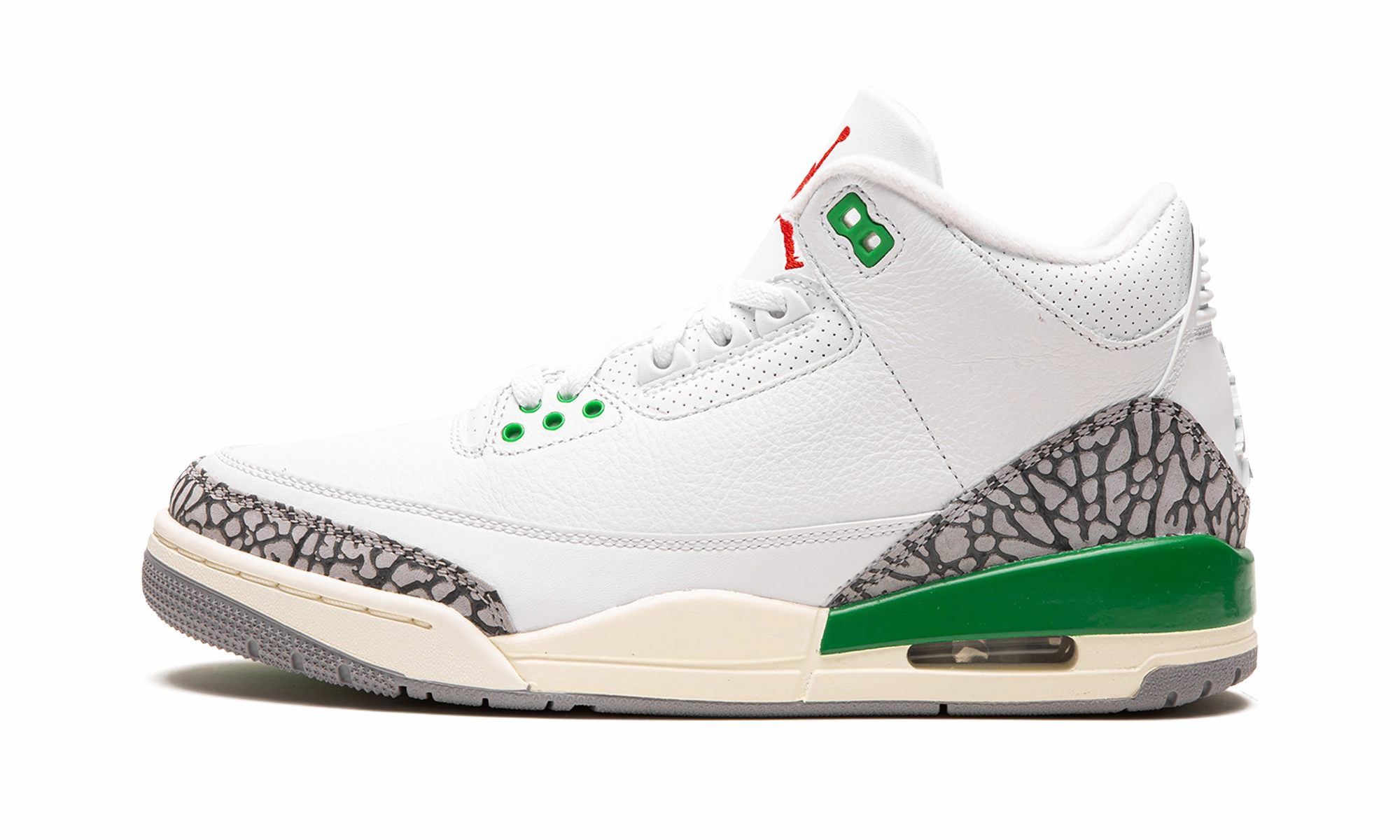 AIR JORDAN 3 WMNS "Lucky Green" Spring Walk