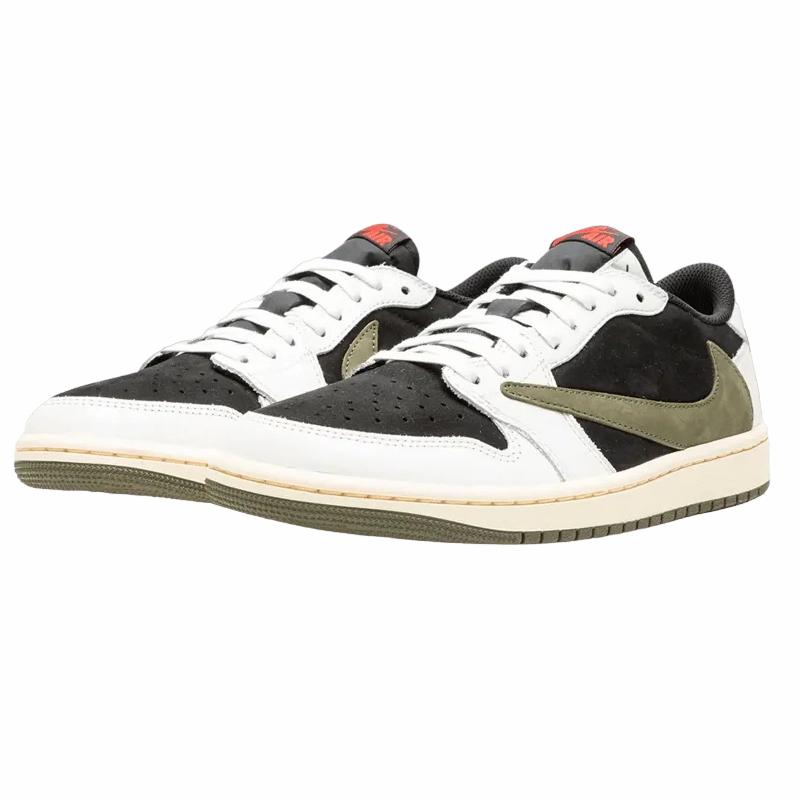 running with a foam midsole running in parks Air Jordan 1 Low X Travis Scott Olive
