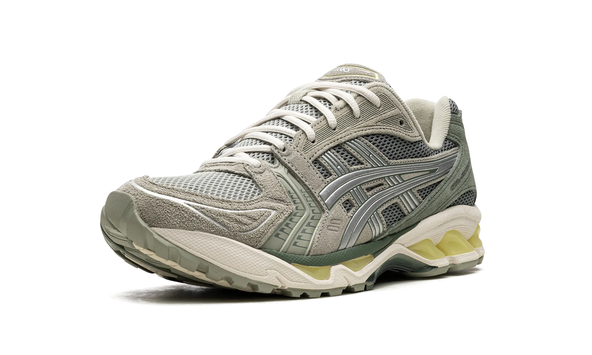 GEL KAYANO 14 "Olive Grey Pure Silver" sunny - day - runner