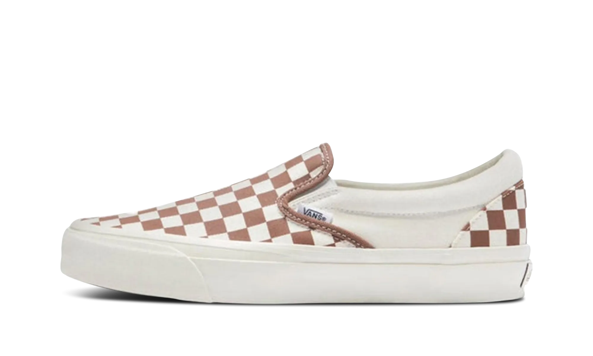Grass Jog Premium Slip-On 98 "Checkerboard - Coffee Brown"