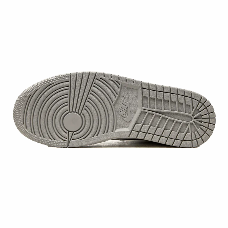 All Around Wear Ultra-soft traction Air Jordan 1 Mid Light Smoke Grey