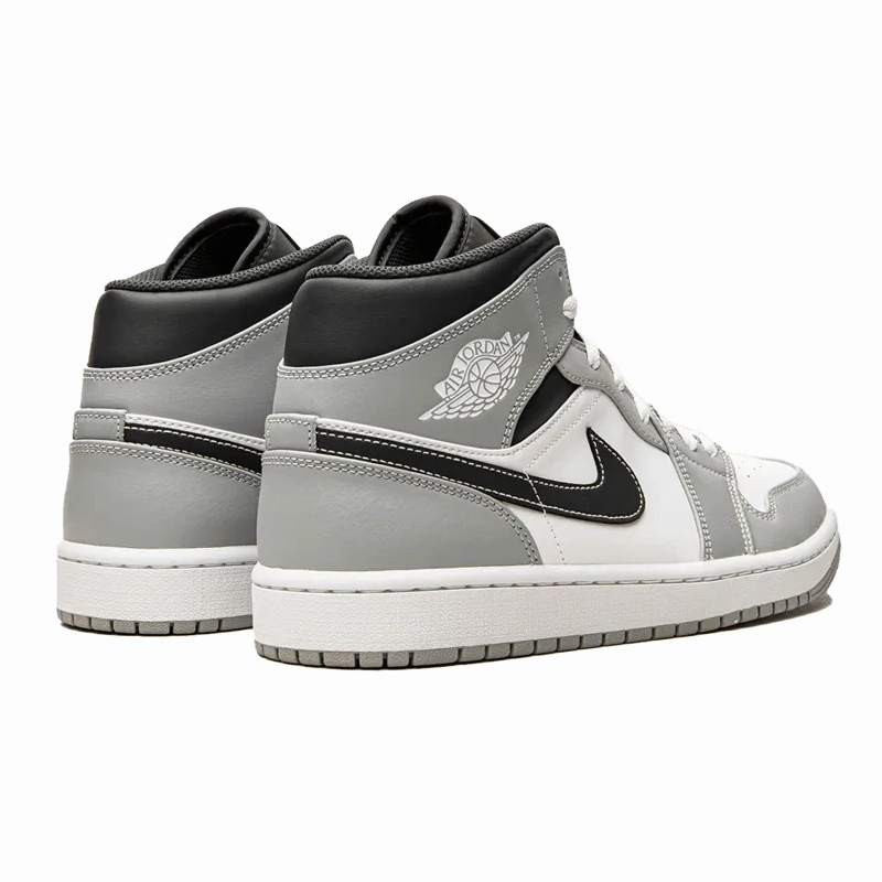 Mid - foot striker premium - quality running shoes Air Jordan 1 Mid Light Smoke Grey