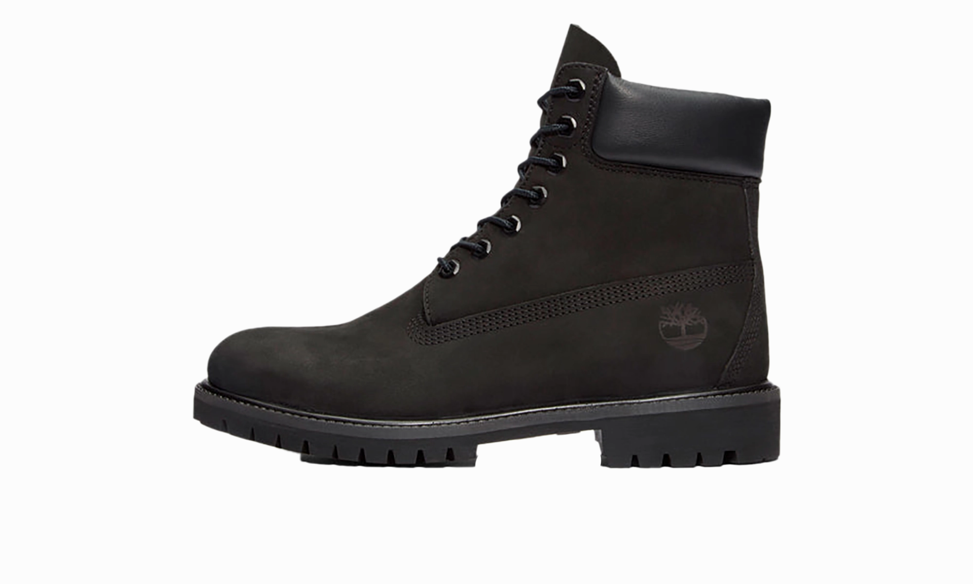6 Inch Lace Up Waterproof Boot "Black" Buckle Closure Minimalist Appeal