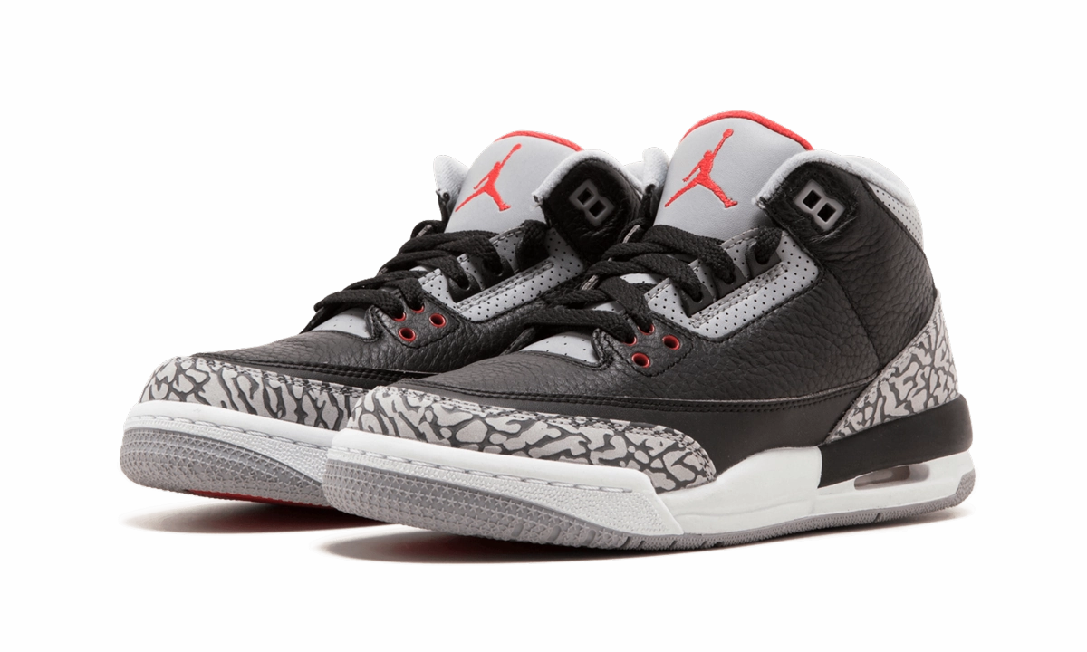 Air Jordan 3 Retro GS "Black Cement 2018" Weekend Ready