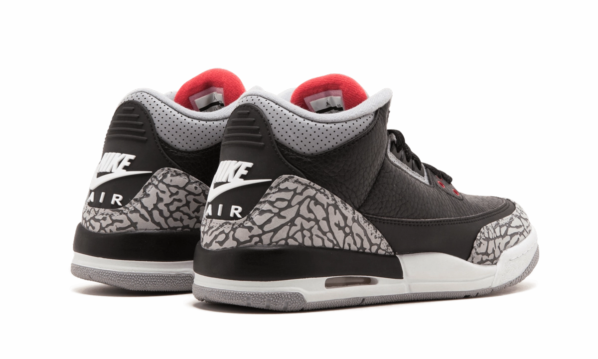 Air Jordan 3 Retro GS "Black Cement 2018" Basic Style Relaxed wear