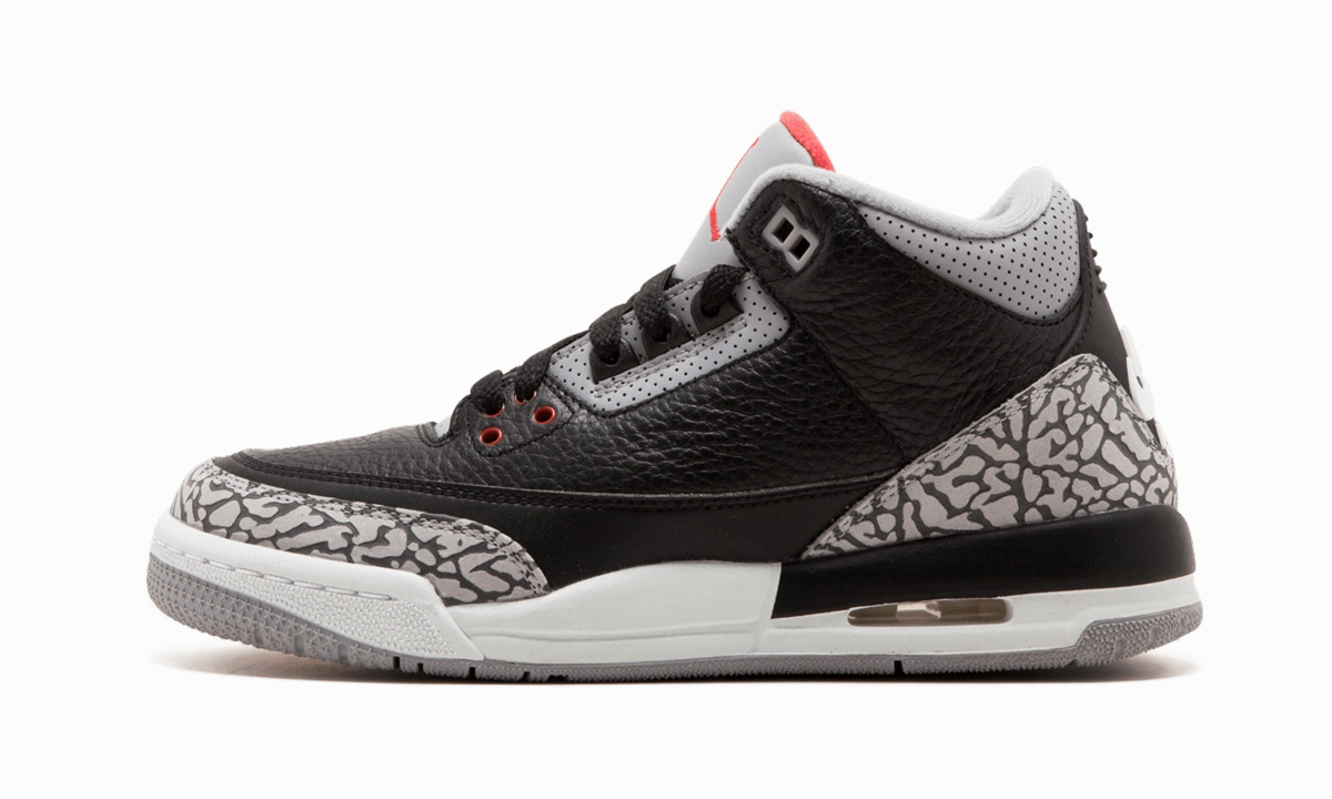 Multi-functional materials Air Jordan 3 Retro GS "Black Cement 2018"