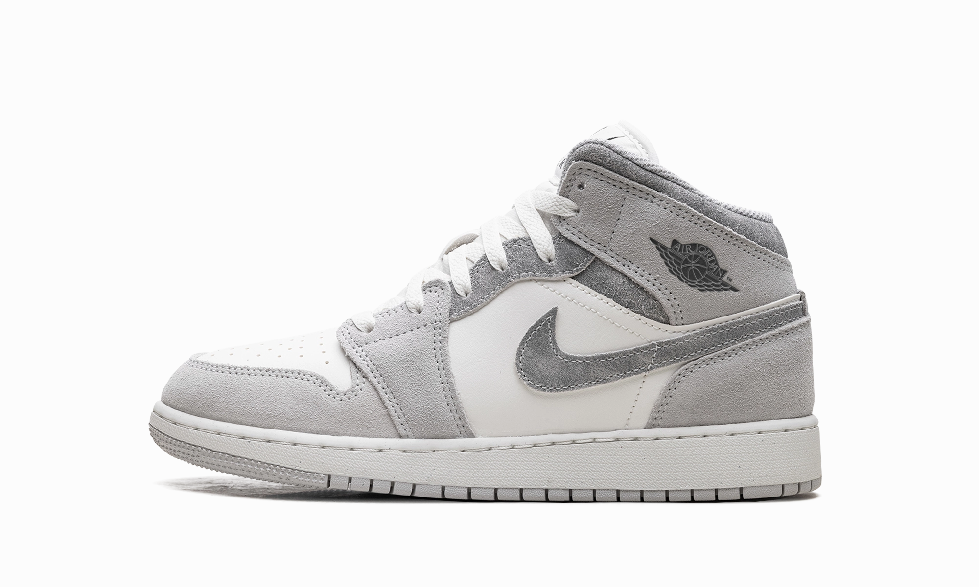 Air Jordan 1 Mid SE GS "Neutral Grey" Enhanced Cushioning