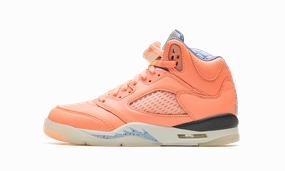 Air Jordan 5 GS "DJ Khaled - Crimson Bliss" striped running option