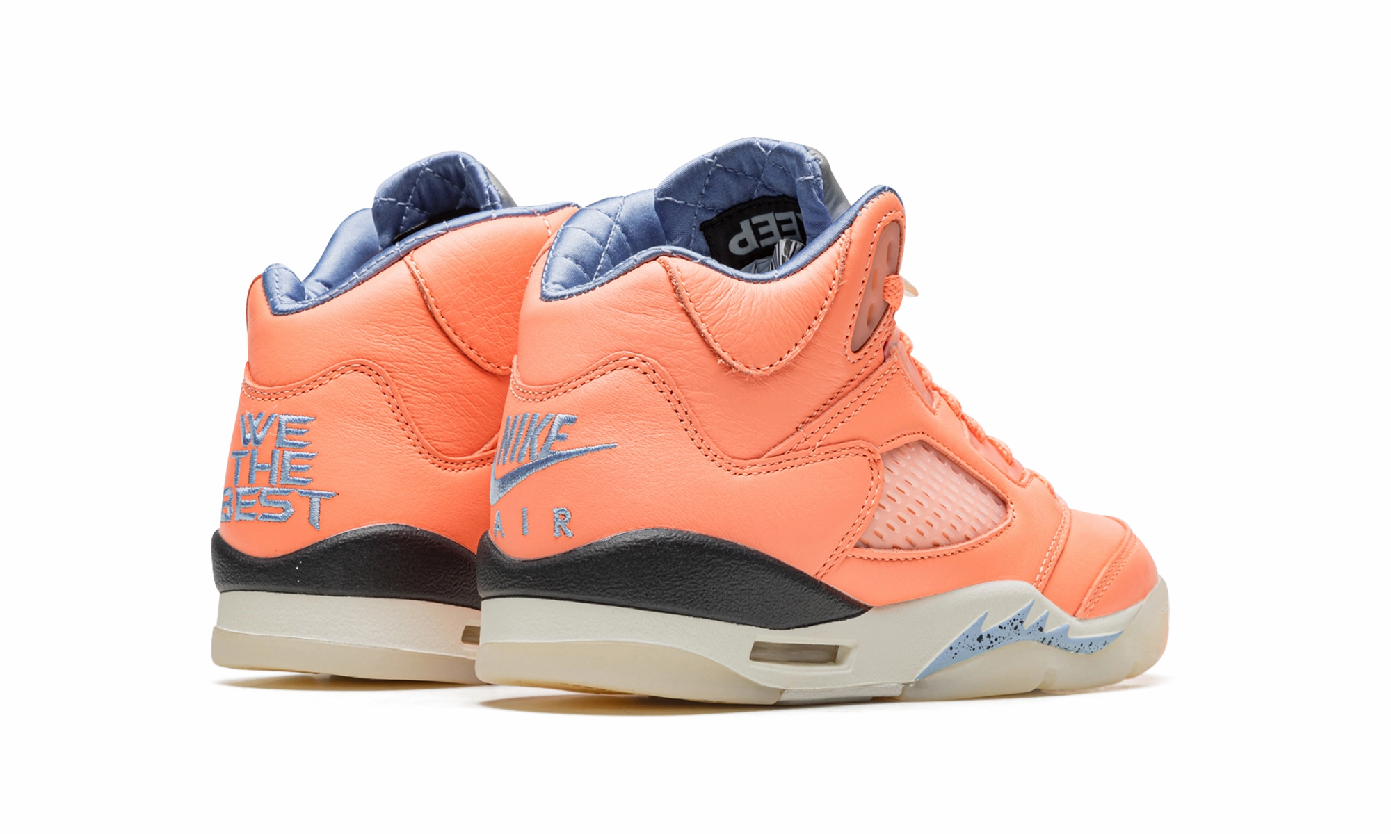 Air Jordan 5 GS "DJ Khaled - Crimson Bliss" running in spring shoes