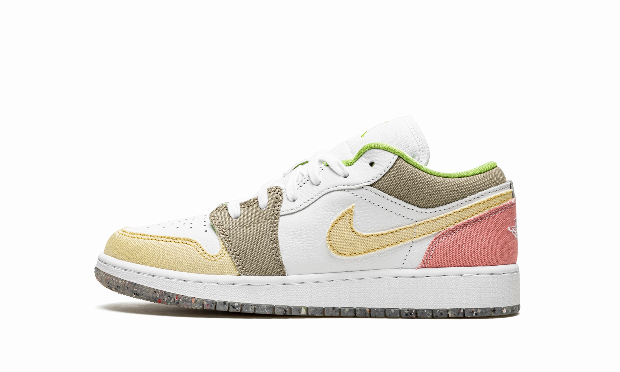 Active Run Gym-Ready Air Jordan 1 Low GS "Multicolor Pastel Grind"