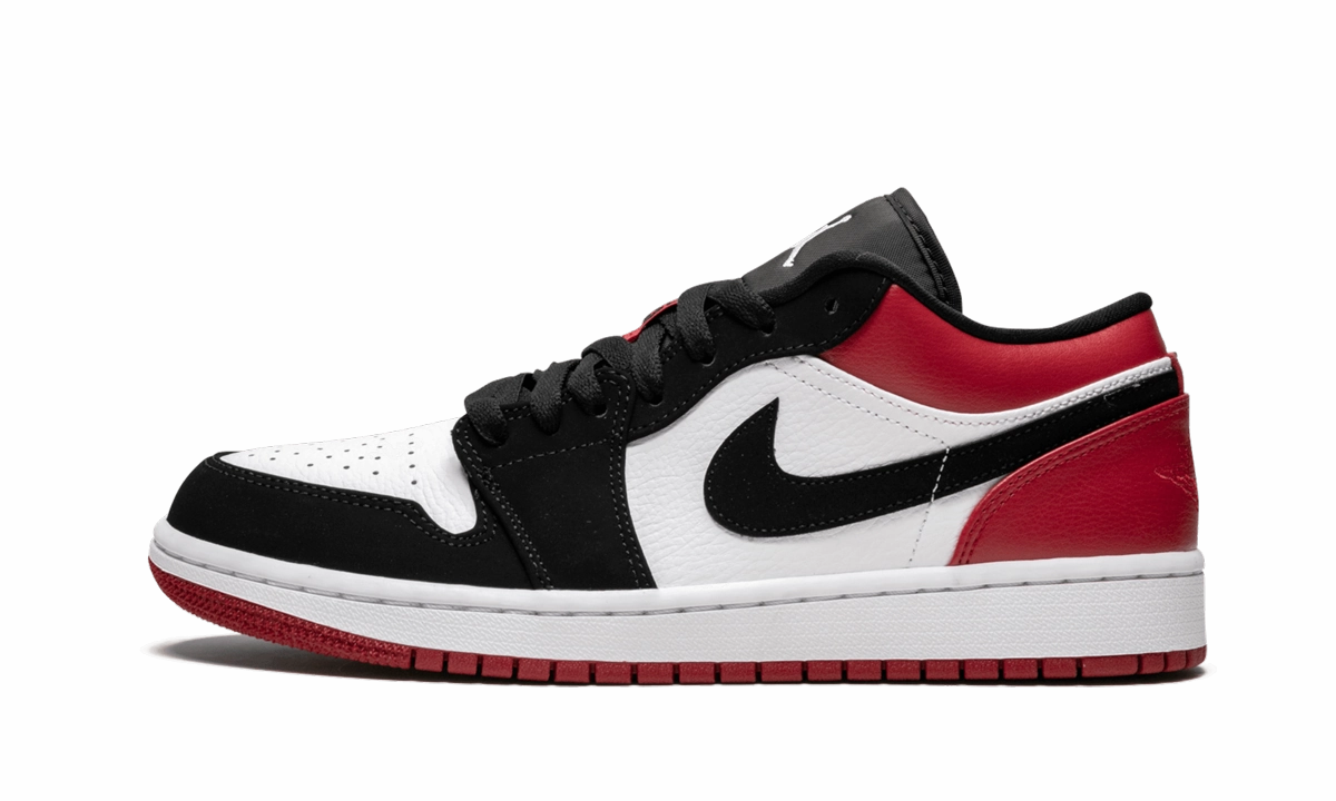Air Jordan 1 Low "Black Toe" Step Cushion Urban Look