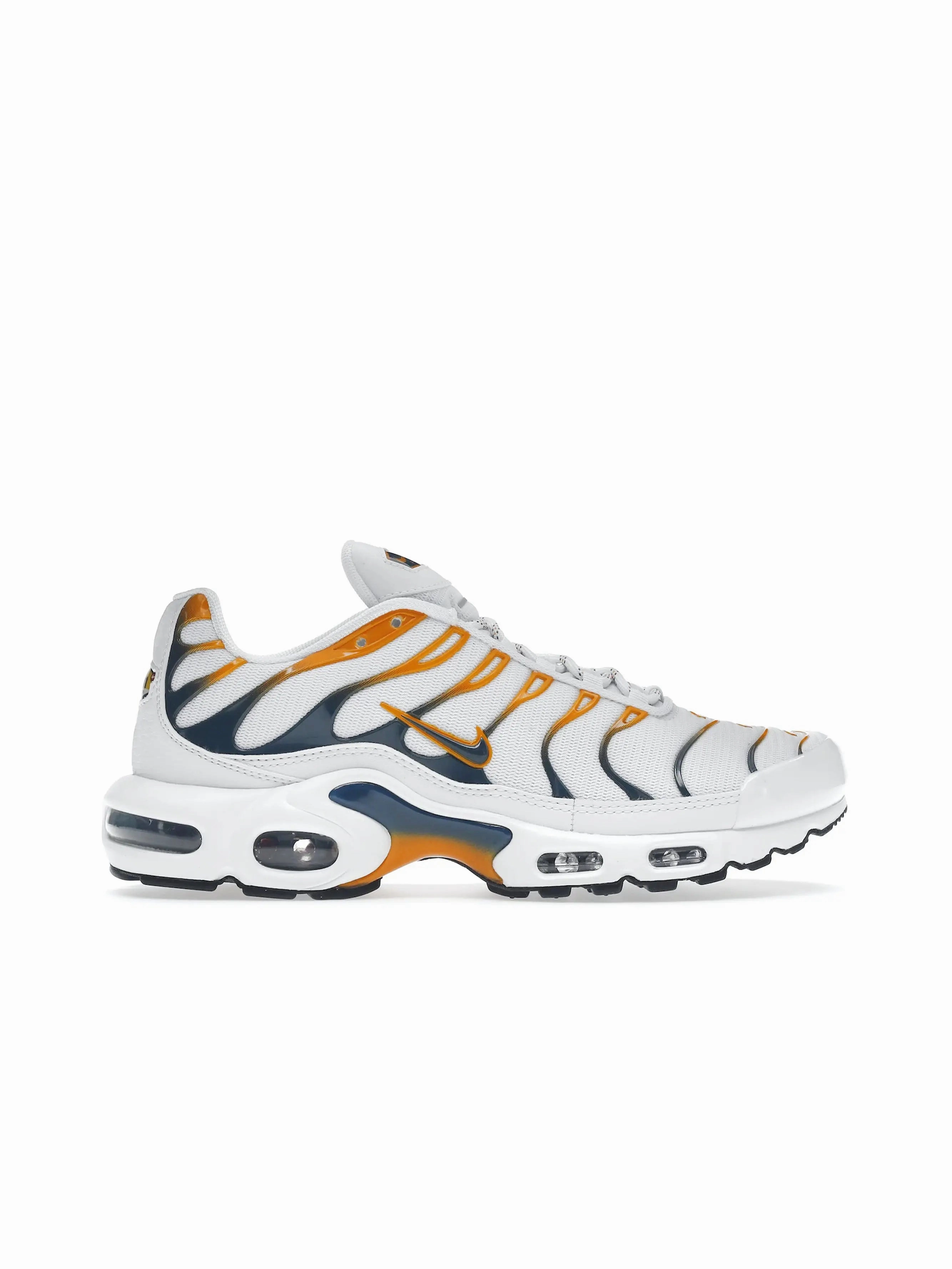 Nike Air Max Plus TN Hiking Carabiner White Kumquat Marina synthetic upper versatility Precision fit