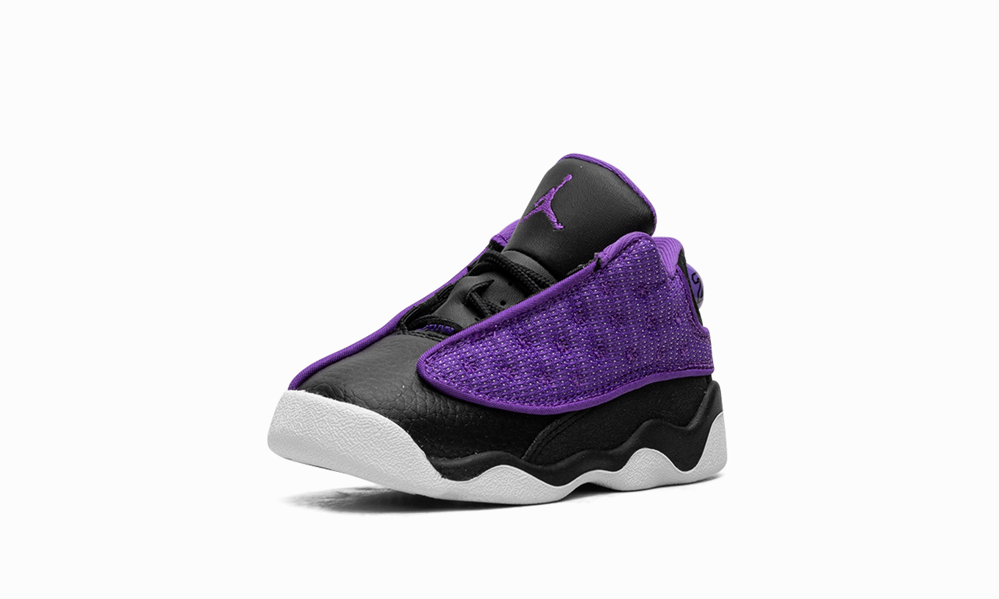 Luxe sole All-around cushioning Air Jordan 13 TD "Purple Venom"