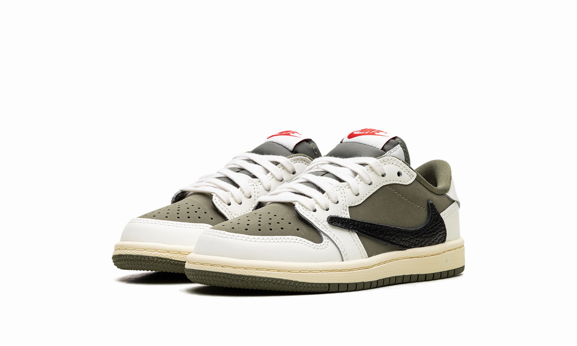Custom Fit Fast Fit Air Jordan 1 Retro Low OG SP PS "Travis Scott - Medium Olive"
