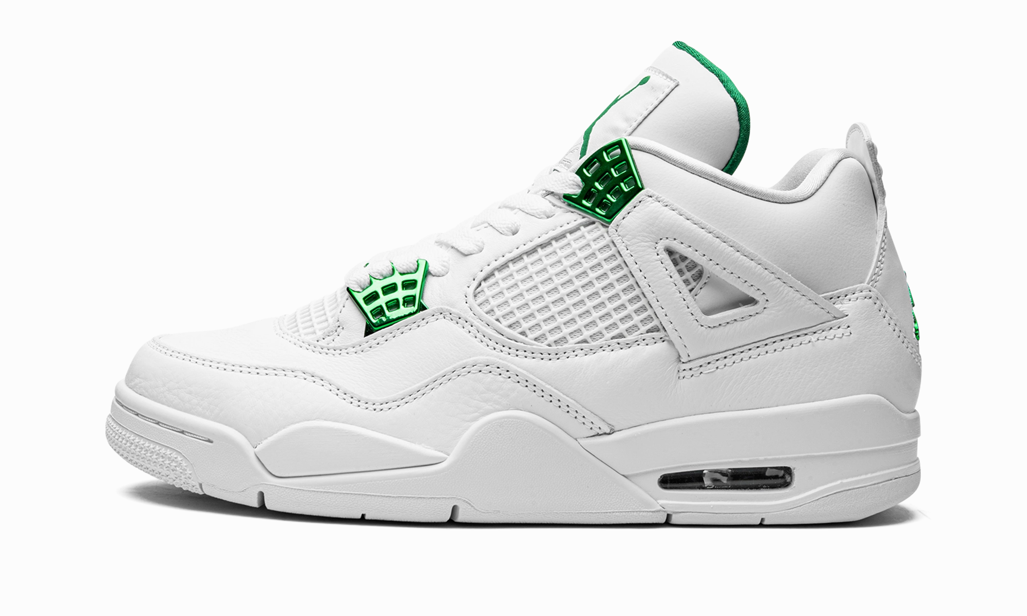 Stylish grip All-day style Air Jordan 4 Retro "Metallic Pack - Pine Green"