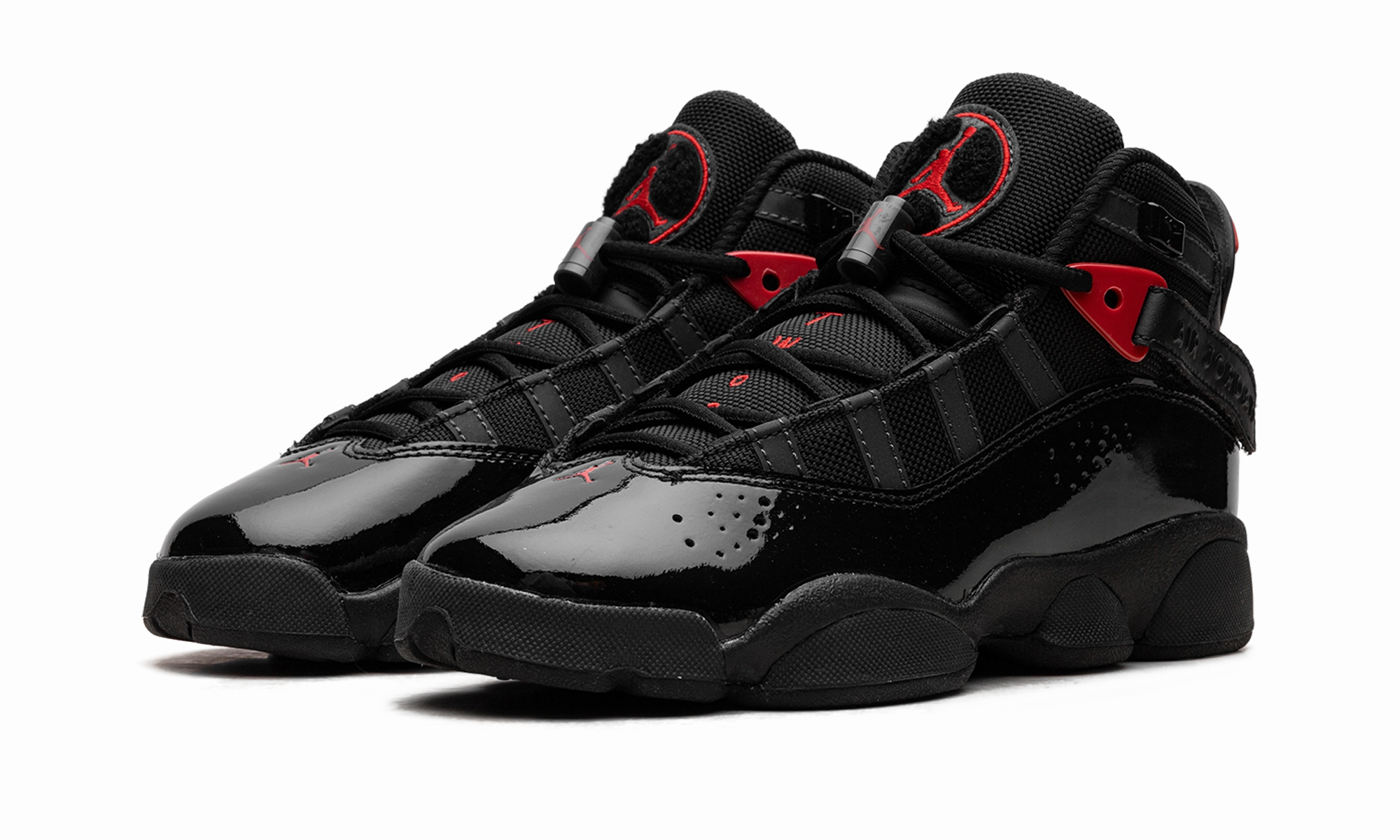 Jordan 6 Rings GS "Black Varsity Red" brushed - finish - design shoes Ergonomic shoe design