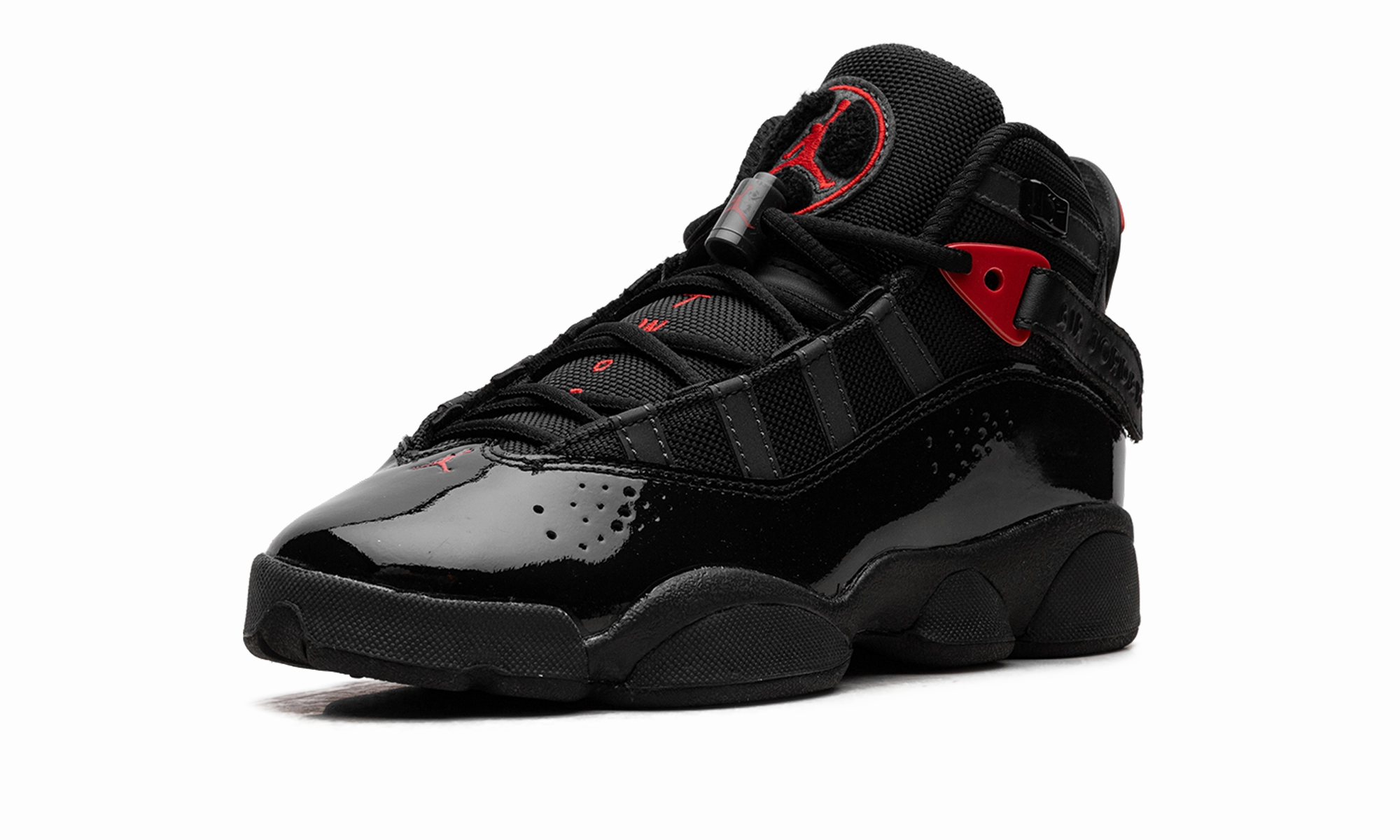 speed training running option reliable shoes Jordan 6 Rings GS "Black Varsity Red"