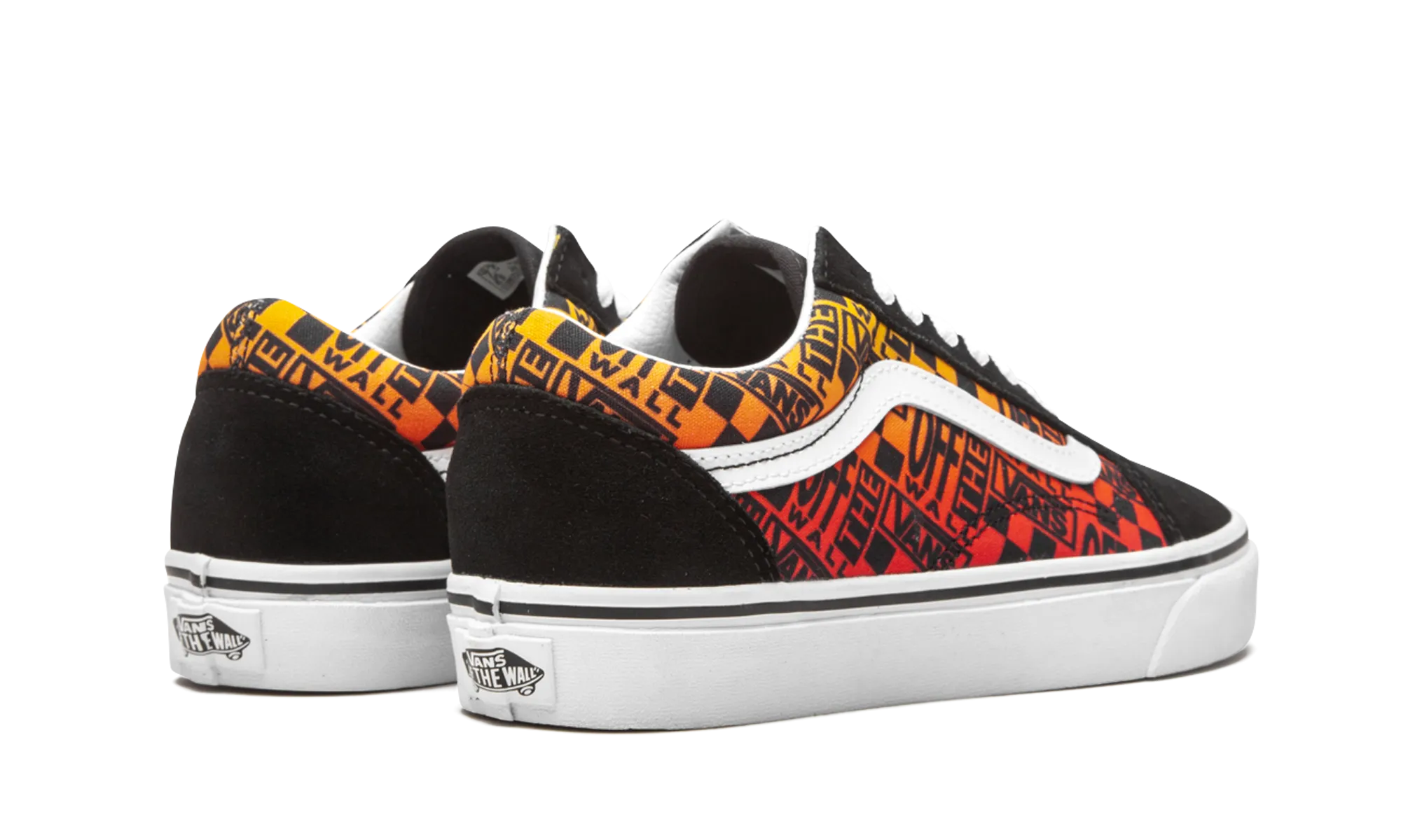 Minimal Weight Old Skool "Off the Wall Logos - Orange"