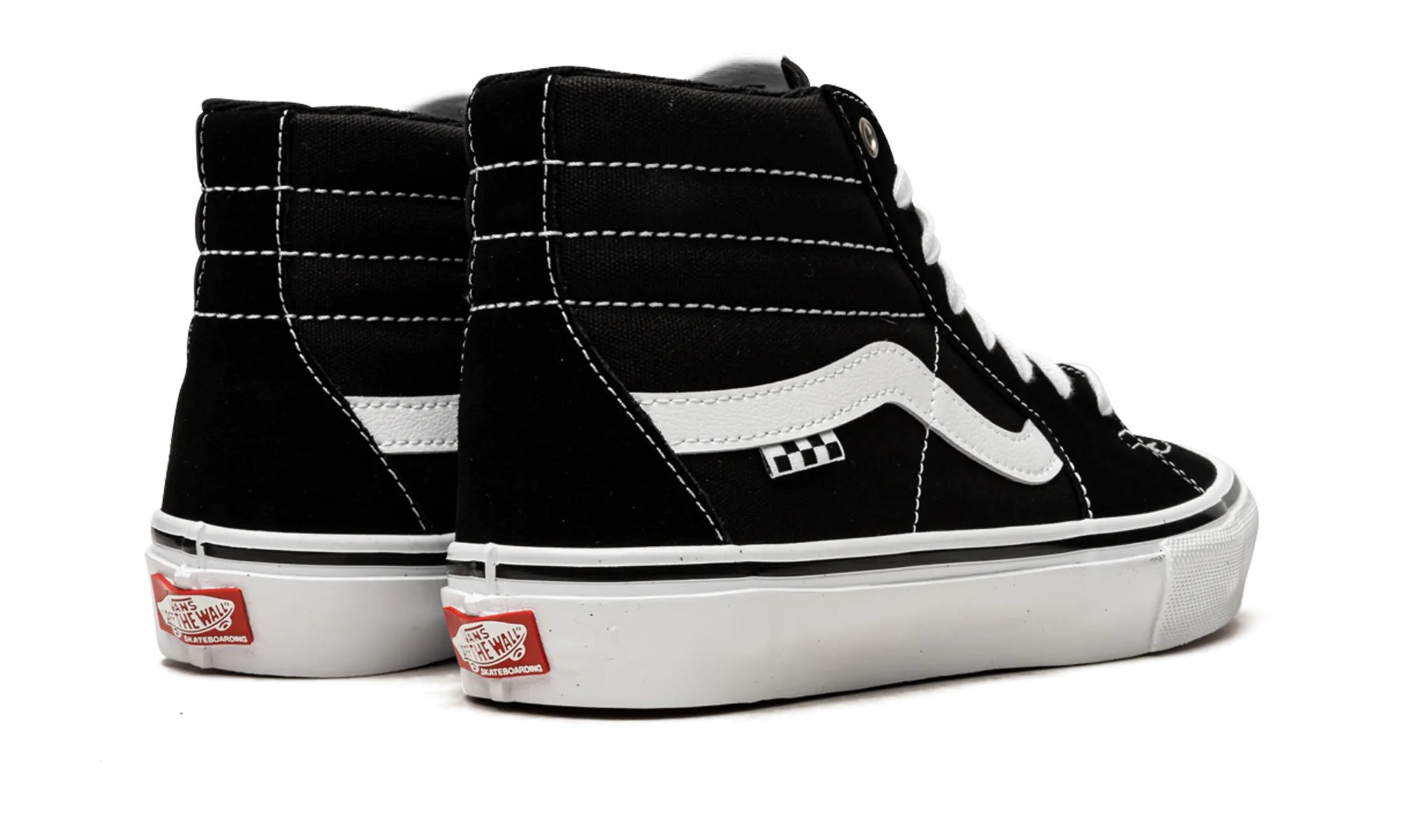 Skate Sk8-Hi "Black / White" Non-Slip Grip Run Errand