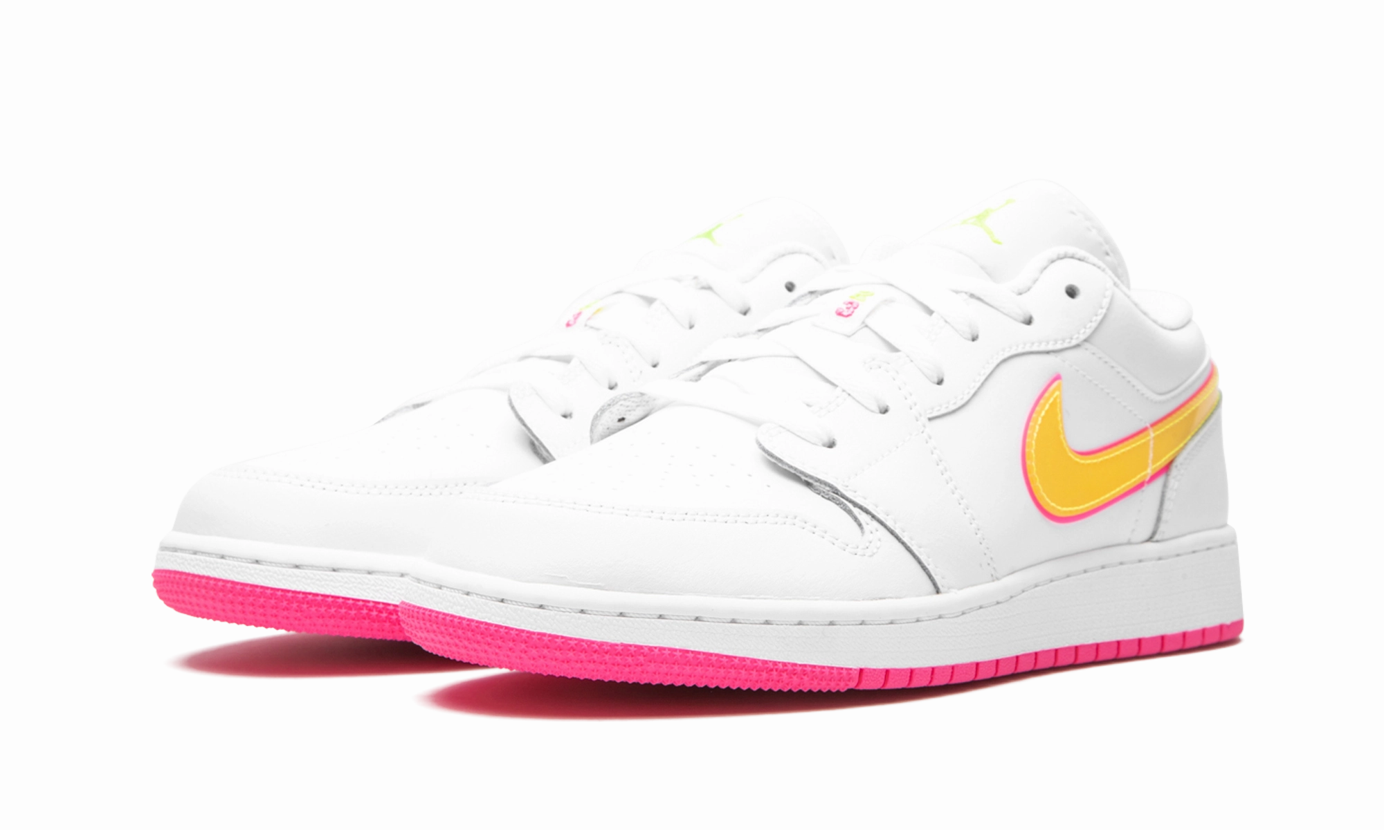 Air Jordan 1 Low GS "Edge Glow" Wear resistant Urban Adventure