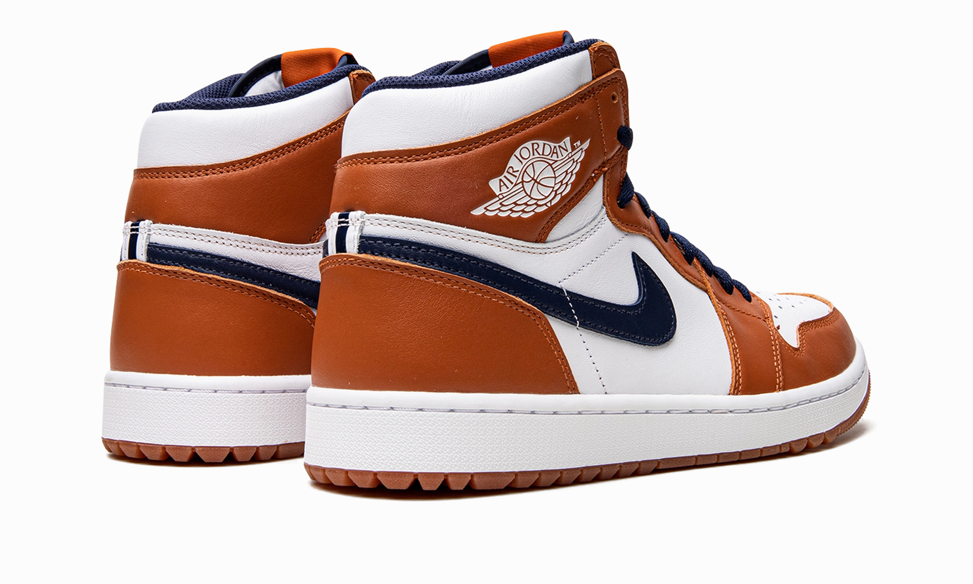 Cushioned Sole Distinctive flair Air Jordan 1 Golf High "Eastside Golf - Burnt Sunrise"