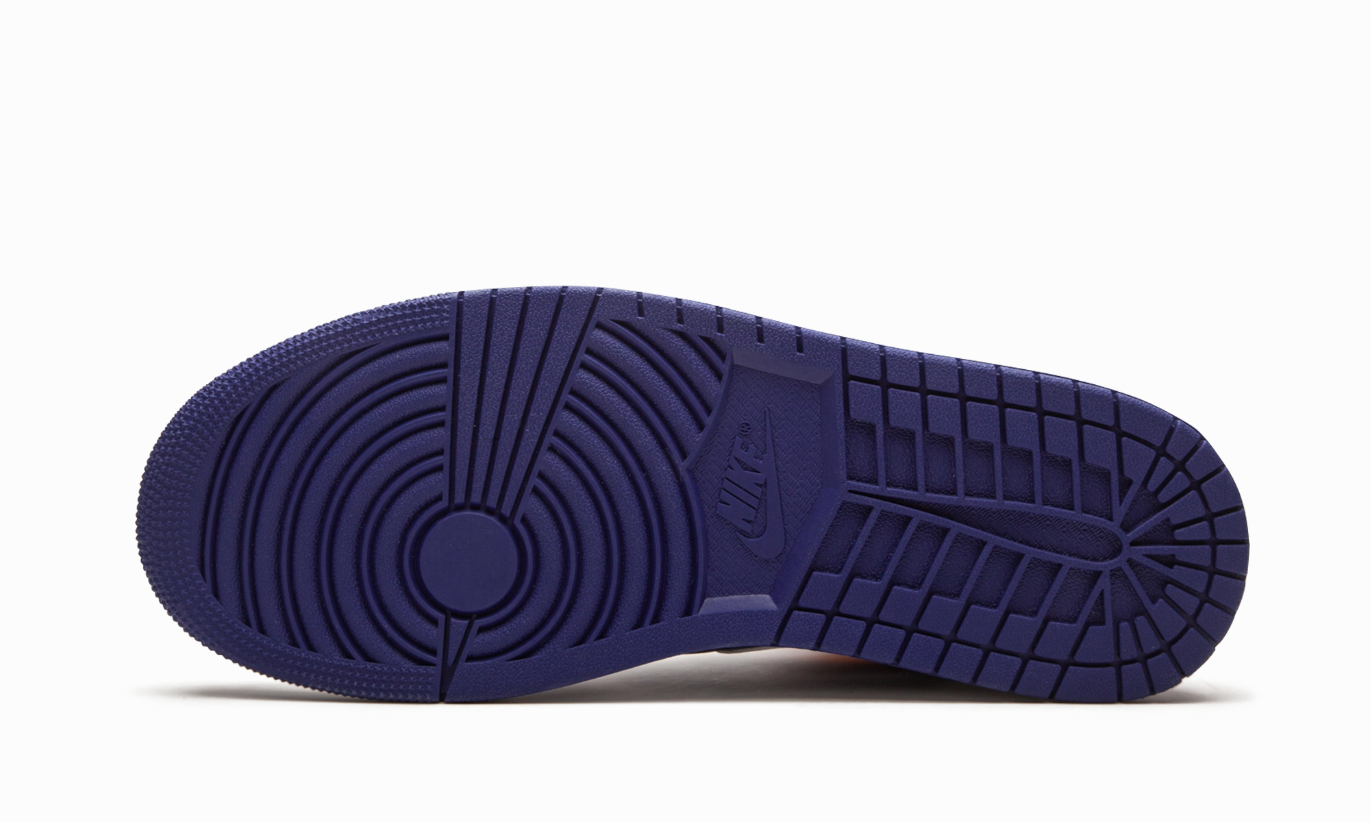 Air Jordan 1 Mid "Royal Blue / Laser Orange" Strong Traction