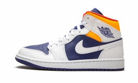 Air Jordan 1 Mid "Royal Blue / Laser Orange" Refined touch Urban Inspired