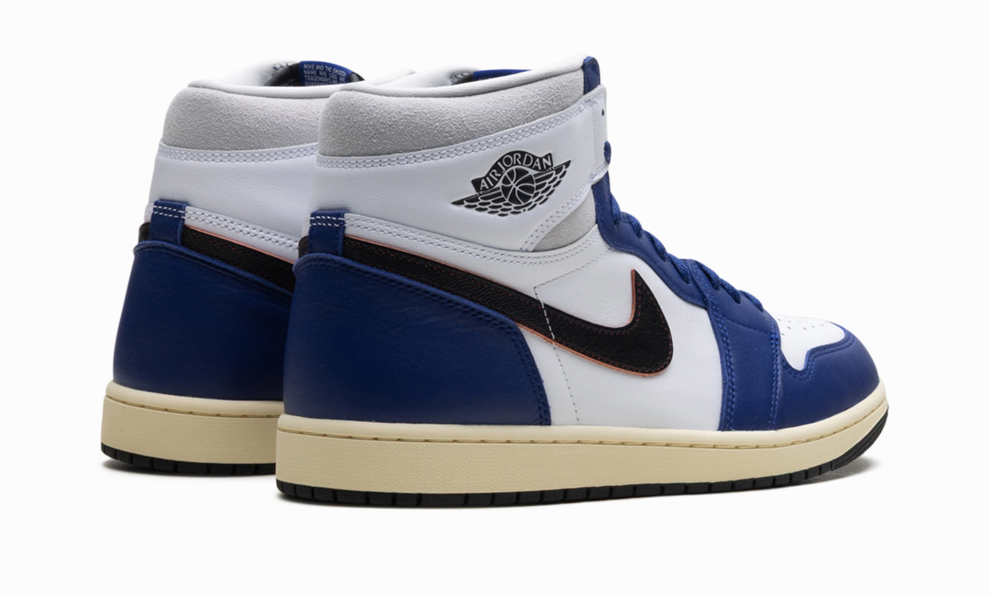 Air Jordan 1 High OG Rare Air "Deep Royal Blue" Foot Arch Comfort Padding