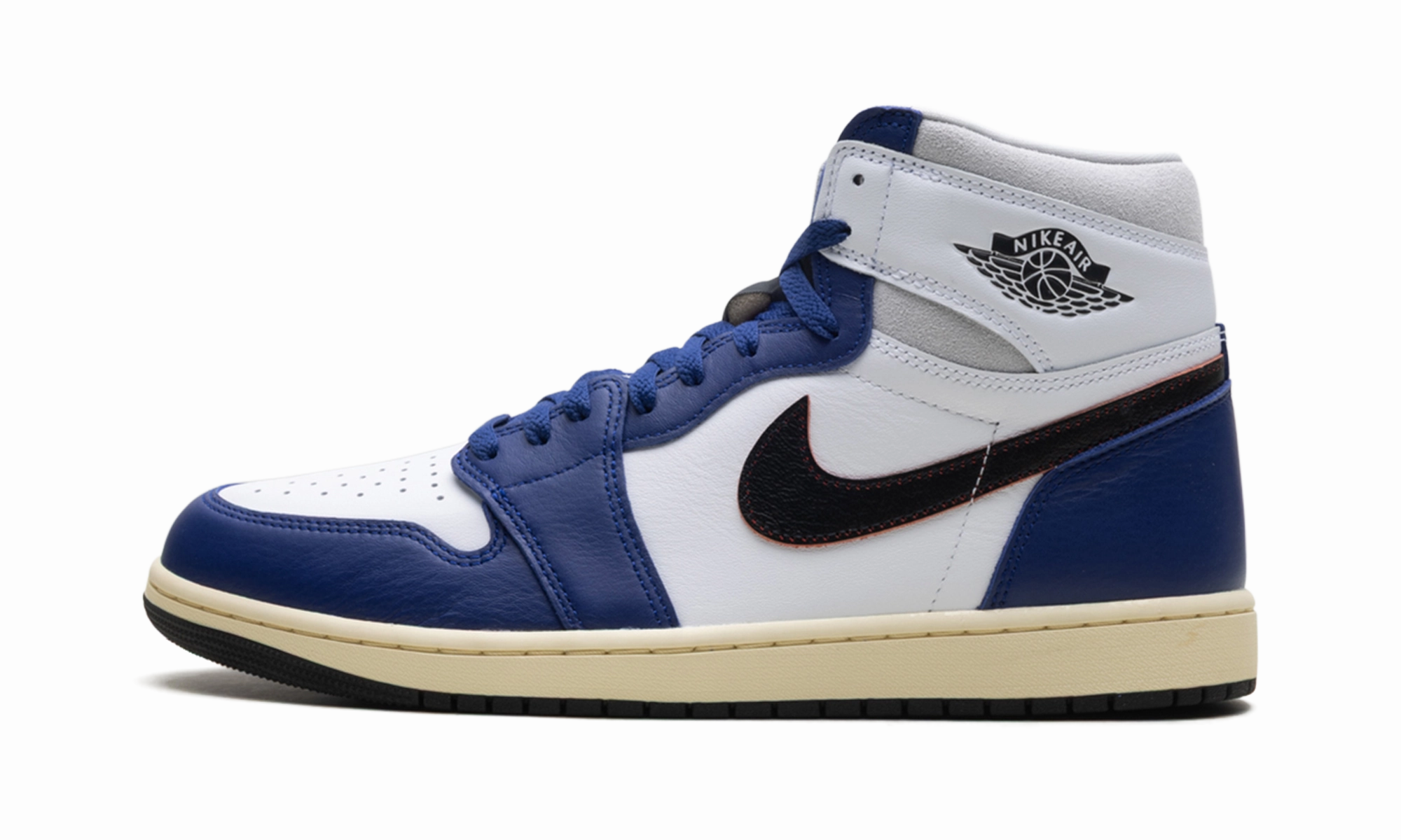 mesh ventilation Air Jordan 1 High OG Rare Air "Deep Royal Blue"