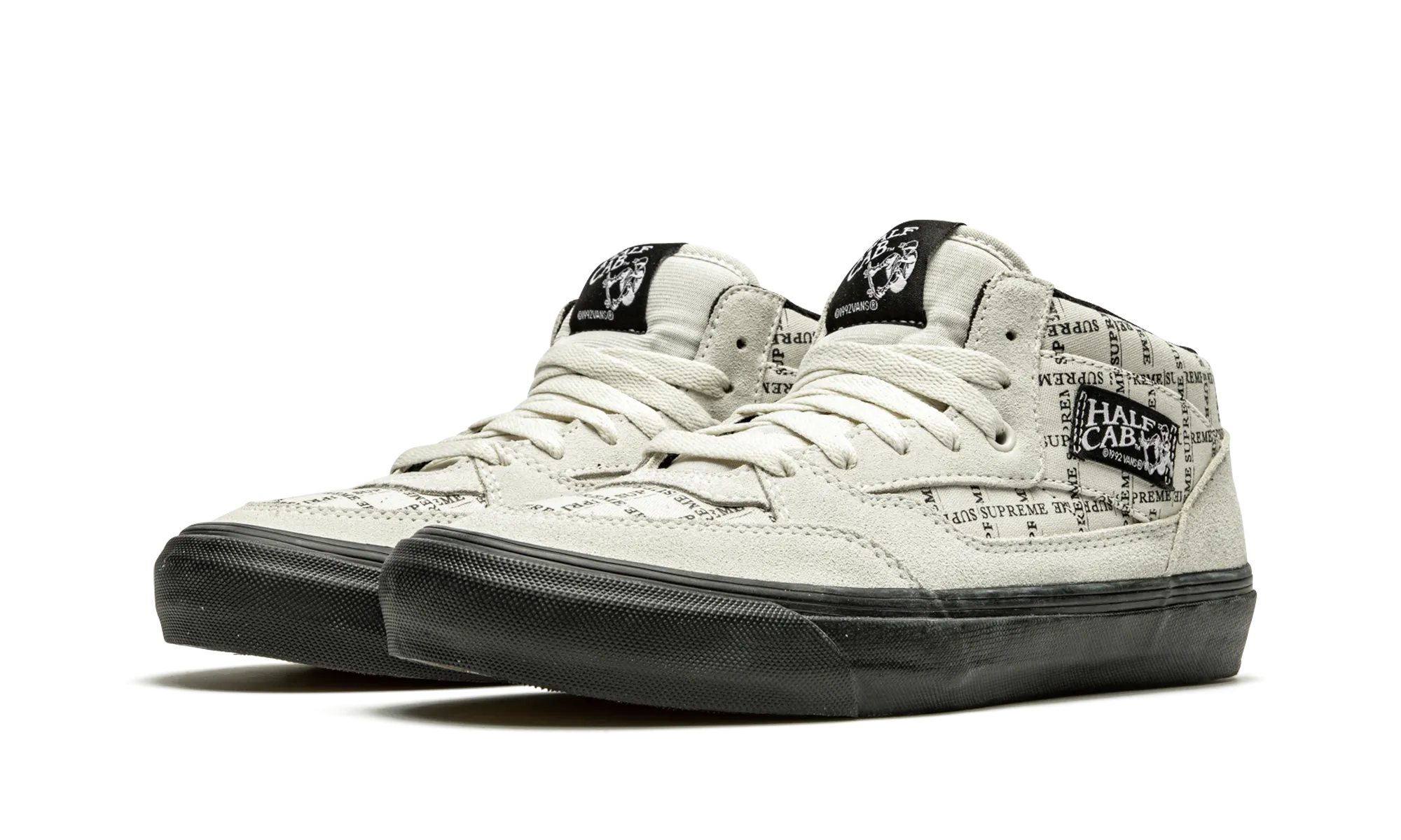 Retro Tone Half Cab Pro Supreme "Supreme - Grid Logo - White"